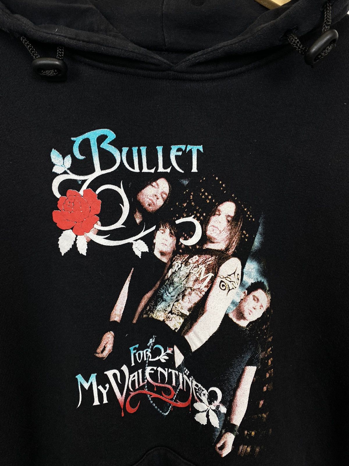 Band Tees Vintage Y2K Bullet For My Valentine Rock Hoodie AOP Black Size US S / EU 44-46 / 1 - 6 Thumbnail