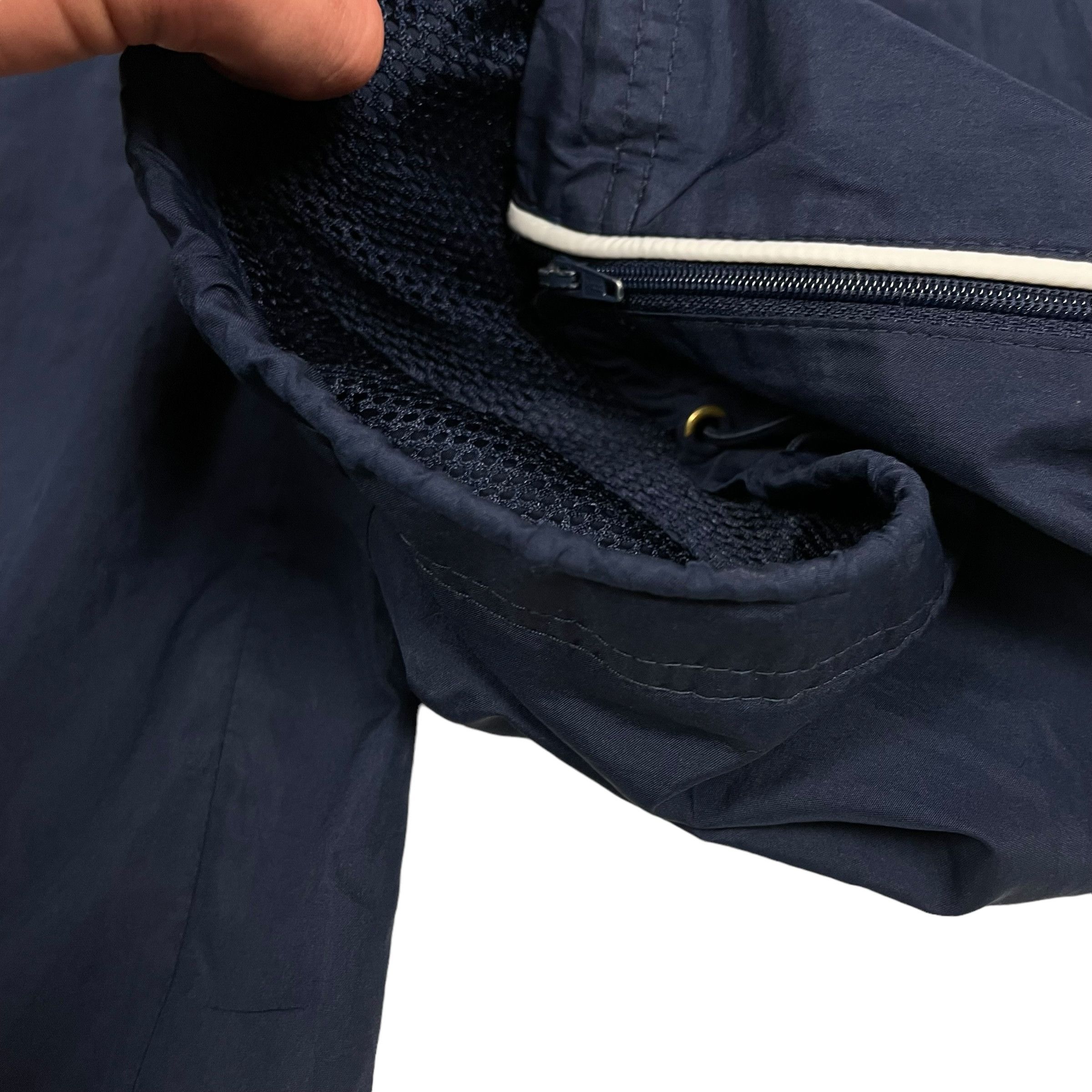 Nike Nike Men Navy High-Rise Ankle Zip Straight Track Pants Small Size US 30 / EU 46 - 5 Thumbnail