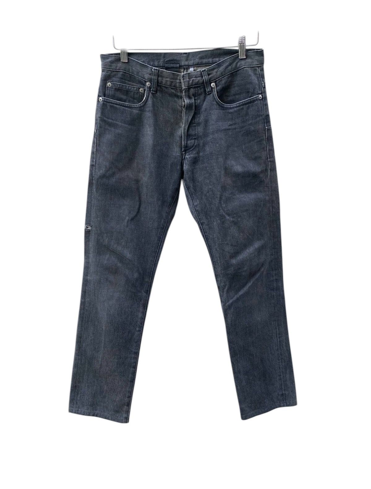 Dior Christian Dior by Hedi Slimane Washed Out Black Jeans Size US 30 / EU 46 - 1 Thumbnail