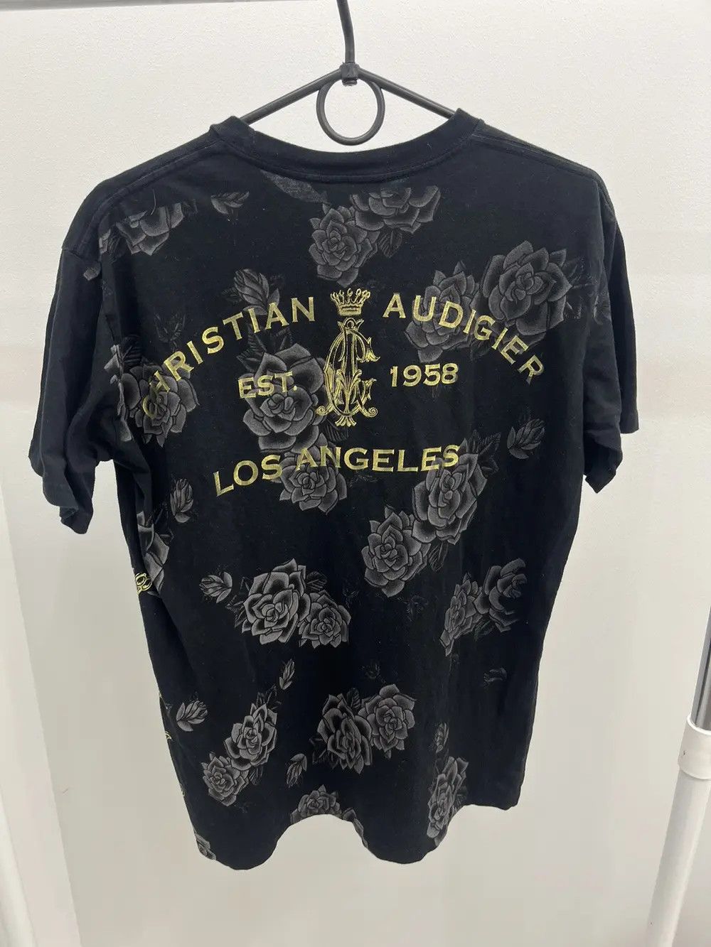 Christian Audigier Vintage Christian Audigier Full Print Tattoo T-shirt Tee Size US M / EU 48-50 / 2 - 2 Thumbnail