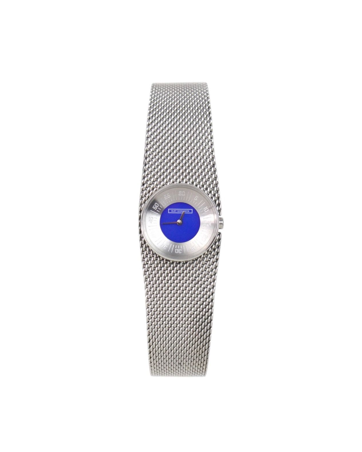 Vintage 1990S ELEY KISHIMOTO BLUE DISC MESH BRACELET WATCH Size ONE SIZE - 2 Thumbnail