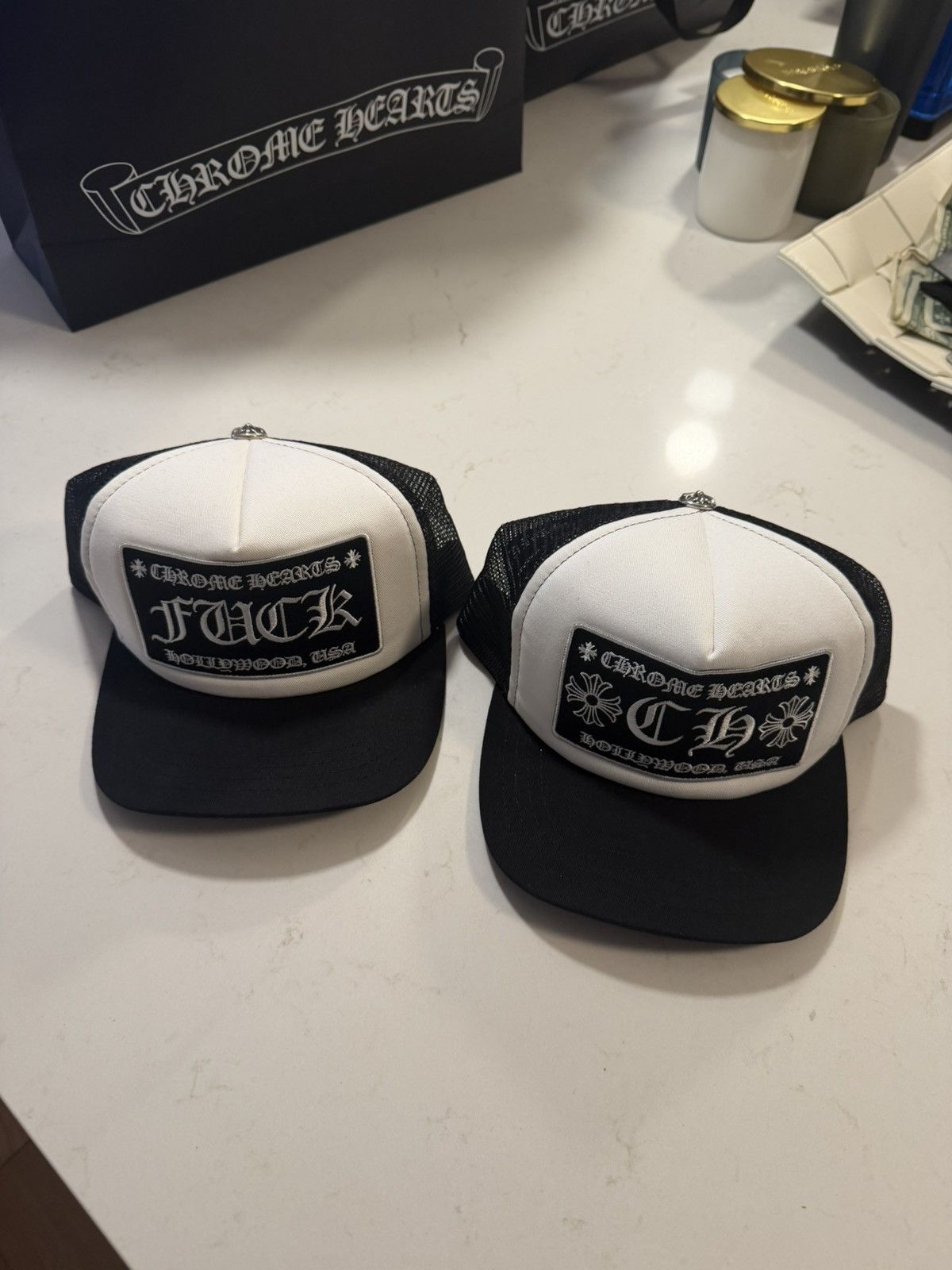 Chrome Hearts Chrome hearts hollywood trucker hat Size ONE SIZE - 1 Thumbnail