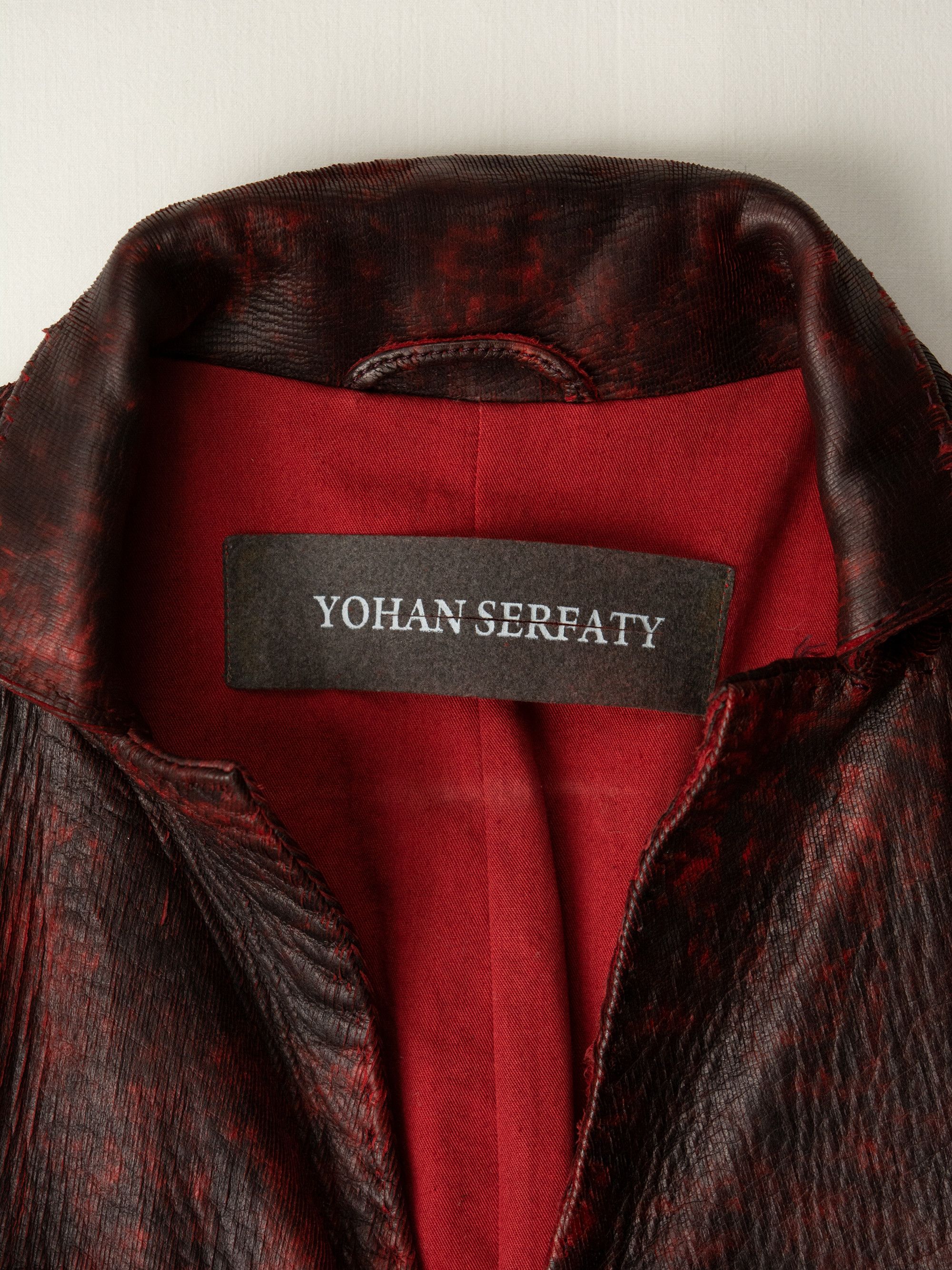 Y/Project × Yohan Serfaty Yohan Serfaty - A/W 2009 - dapple dyed deer leather jacket Size XS / US 0-2 / IT 36-38 - 13 Thumbnail