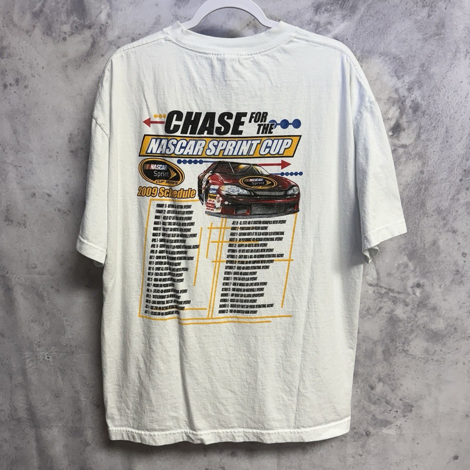 NASCAR Nascar Las Vegas Motor Speedway Racing T Shirt Mens XL Size US XL / EU 56 / 4 - 2 Thumbnail