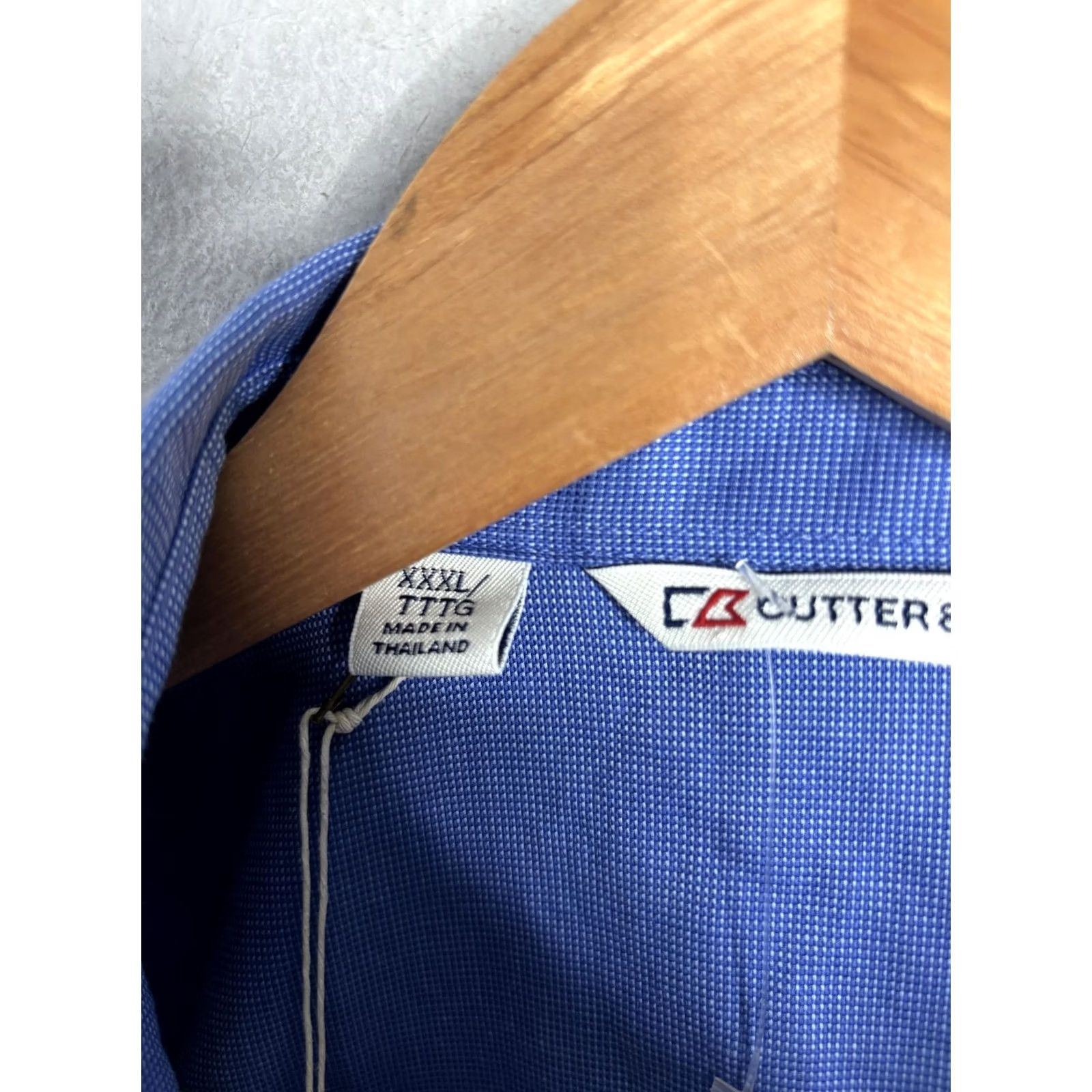 Cutter & Buck Cutter & Buck Shirt Mens 3XL Big & Tall Blue Button Front Long Sleeve Casual Size US XXL / EU 58 / 5 - 4 Thumbnail
