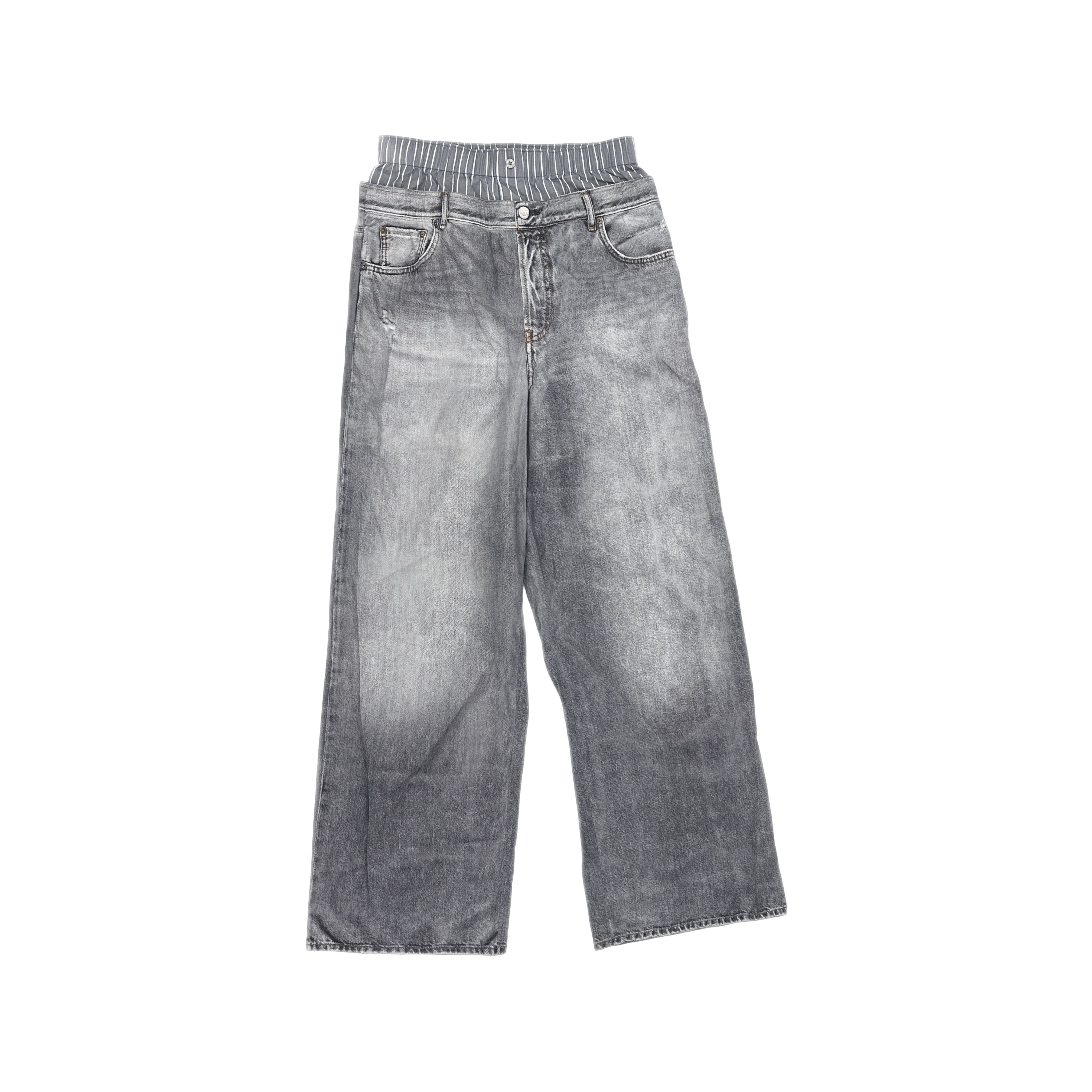 Acne Studios Acne Studios Trompe L'oeil Pinstripe Pants 32 Size 24" / US 00 / IT 34 - 1 Thumbnail