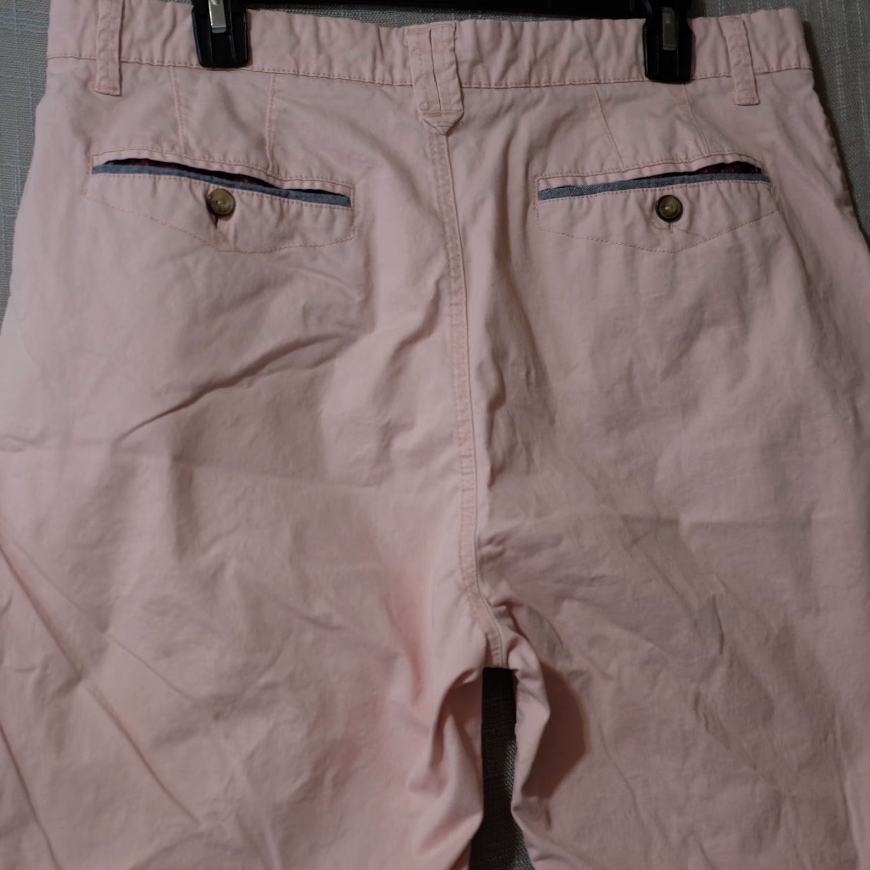 Pinko VINTAGE Across The Pond Pink Flat Front Bermuda Shorts Stretch Men's 36 #H54-15 Size US 35 - 7 Thumbnail