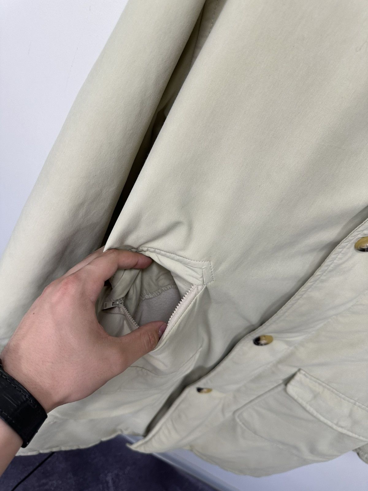 Fay Fay Stadium Beige Luxury Limited Down Jacket Coat Size US L / EU 52-54 / 3 - 6 Thumbnail