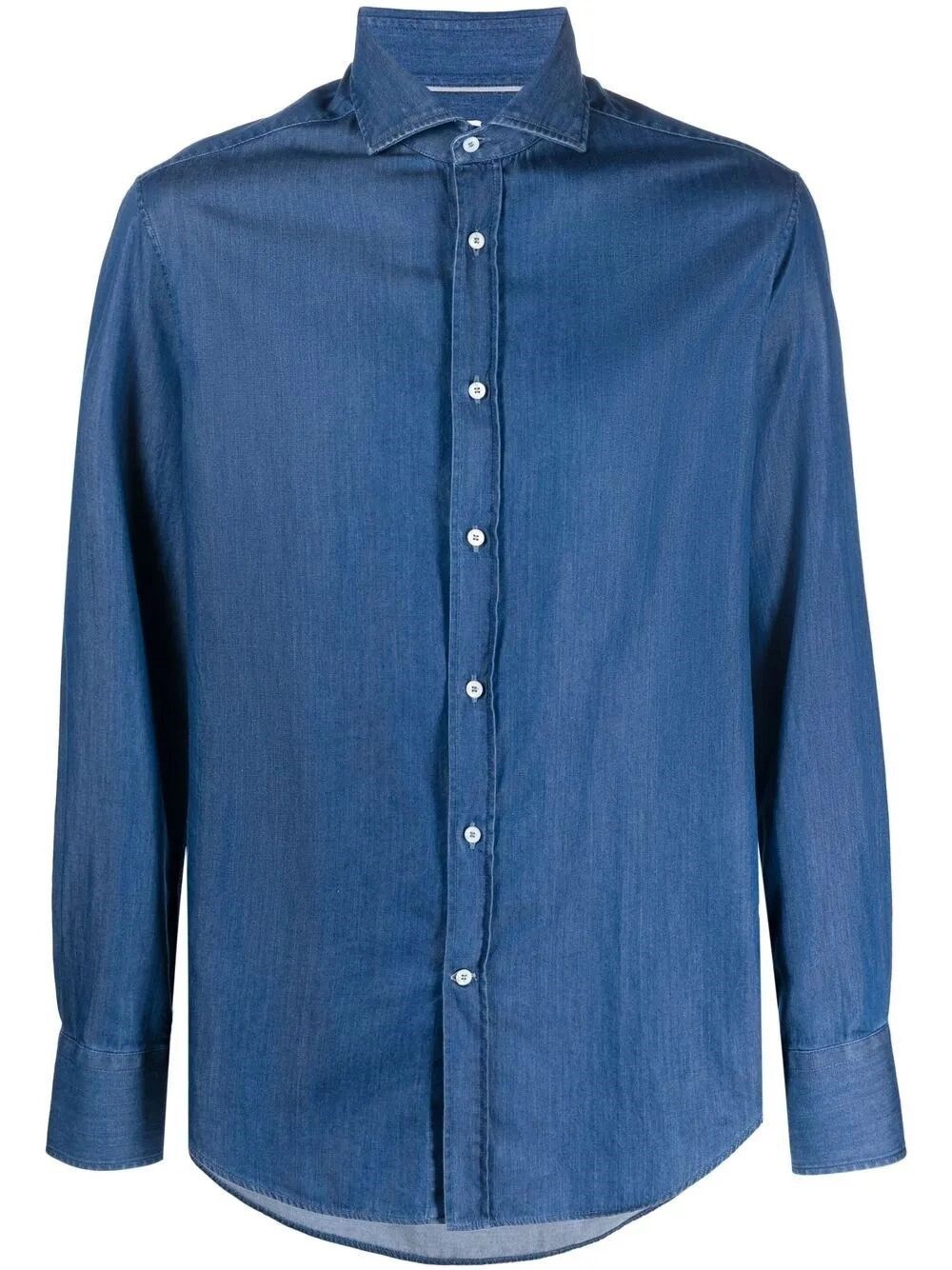 Brunello Cucinelli Denim Shirt Size US S / EU 44-46 / 1 - 1 Thumbnail