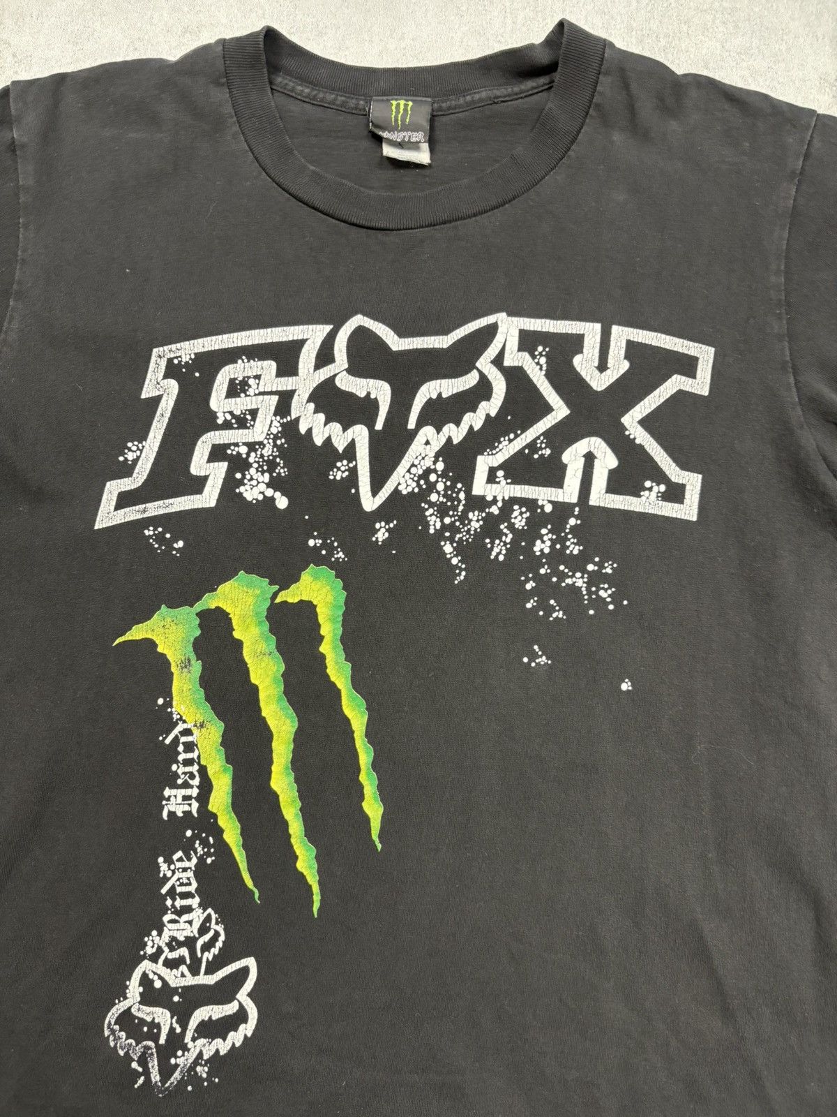 Fox Racing Fox Racing x Monster Energy Graphic T-Shirt Black Logo Tee M Size US M / EU 48-50 / 2 - 6 Thumbnail