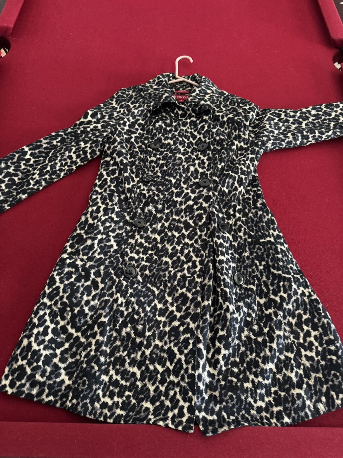 Merona Leopard print jacket / trenchcoat size med Size M / US 6-8 / IT 42-44 - 1 Thumbnail
