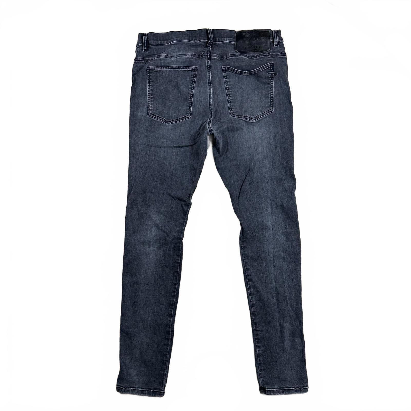 Diesel Diesel Men's D-ISTORT Skinny Jeans Size 30 Black Faded Wash Size US 30 / EU 46 - 2 Thumbnail