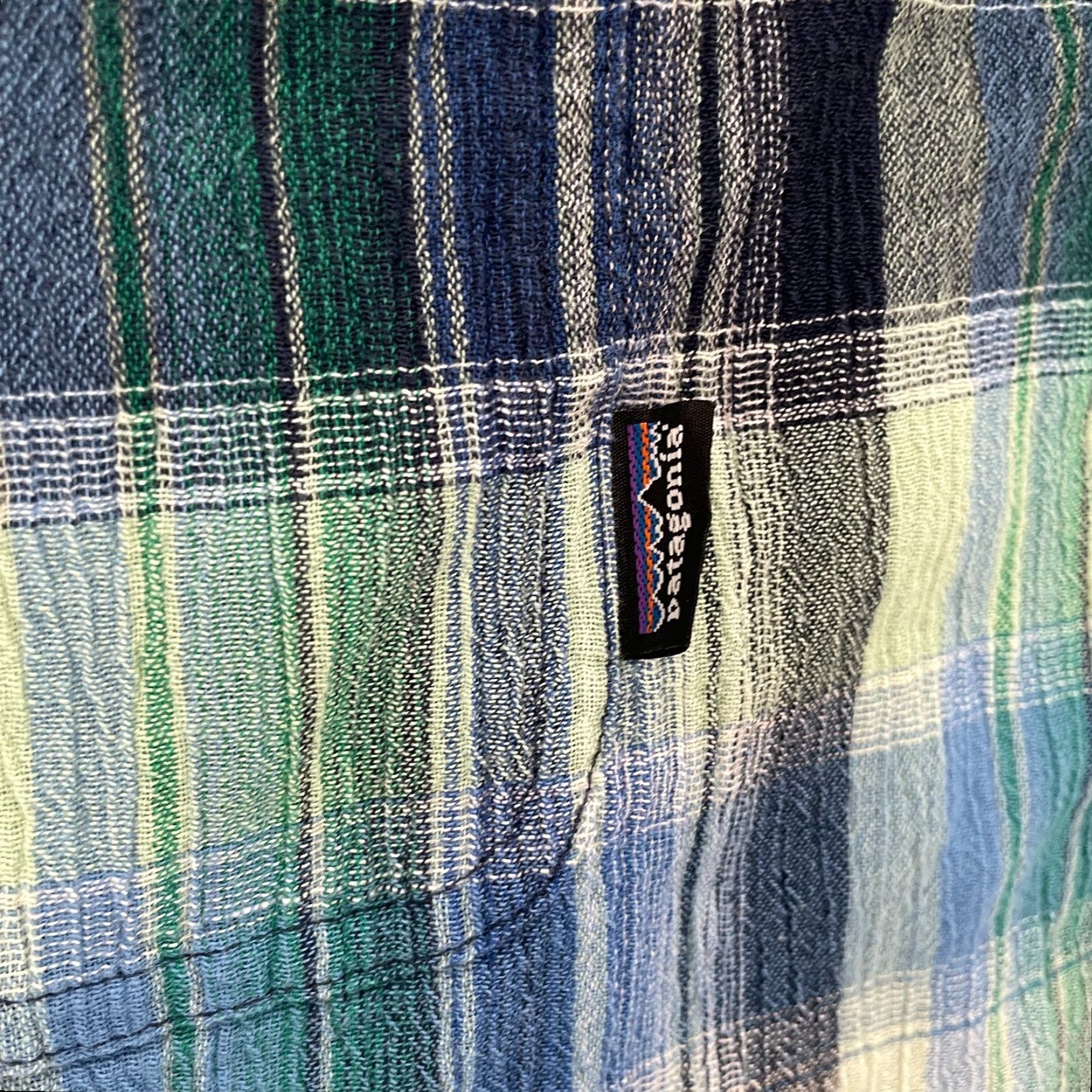 Patagonia Patagonia Shirt Adult Extra Large Blue Plaid Cotton Button Up Short Sleeve Mens Size US XL / EU 56 / 4 - 4 Thumbnail