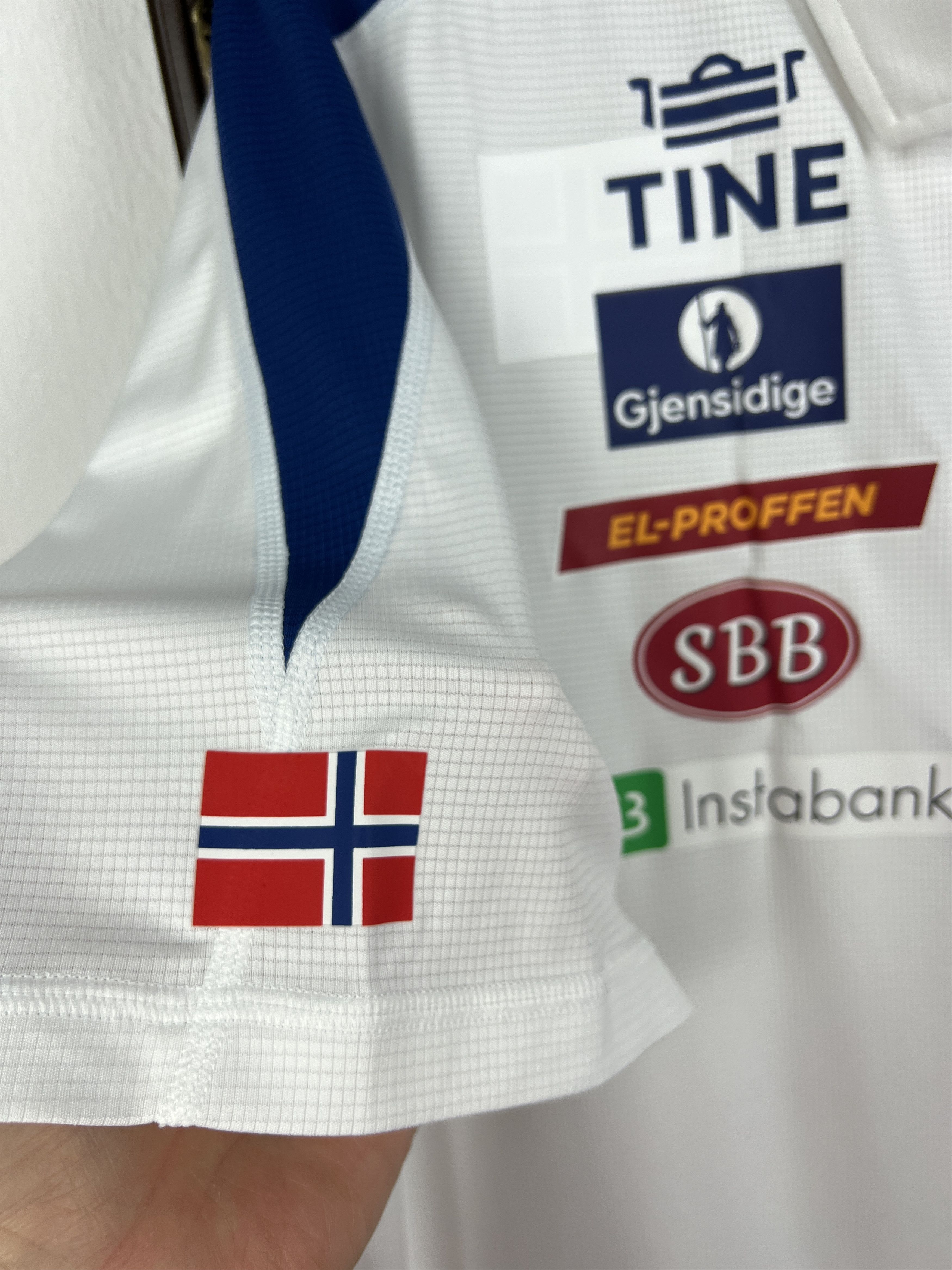 Puma Norway White Olympic Shirt Polo National Team Jersey Trikot Size US L / EU 52-54 / 3 - 5 Thumbnail