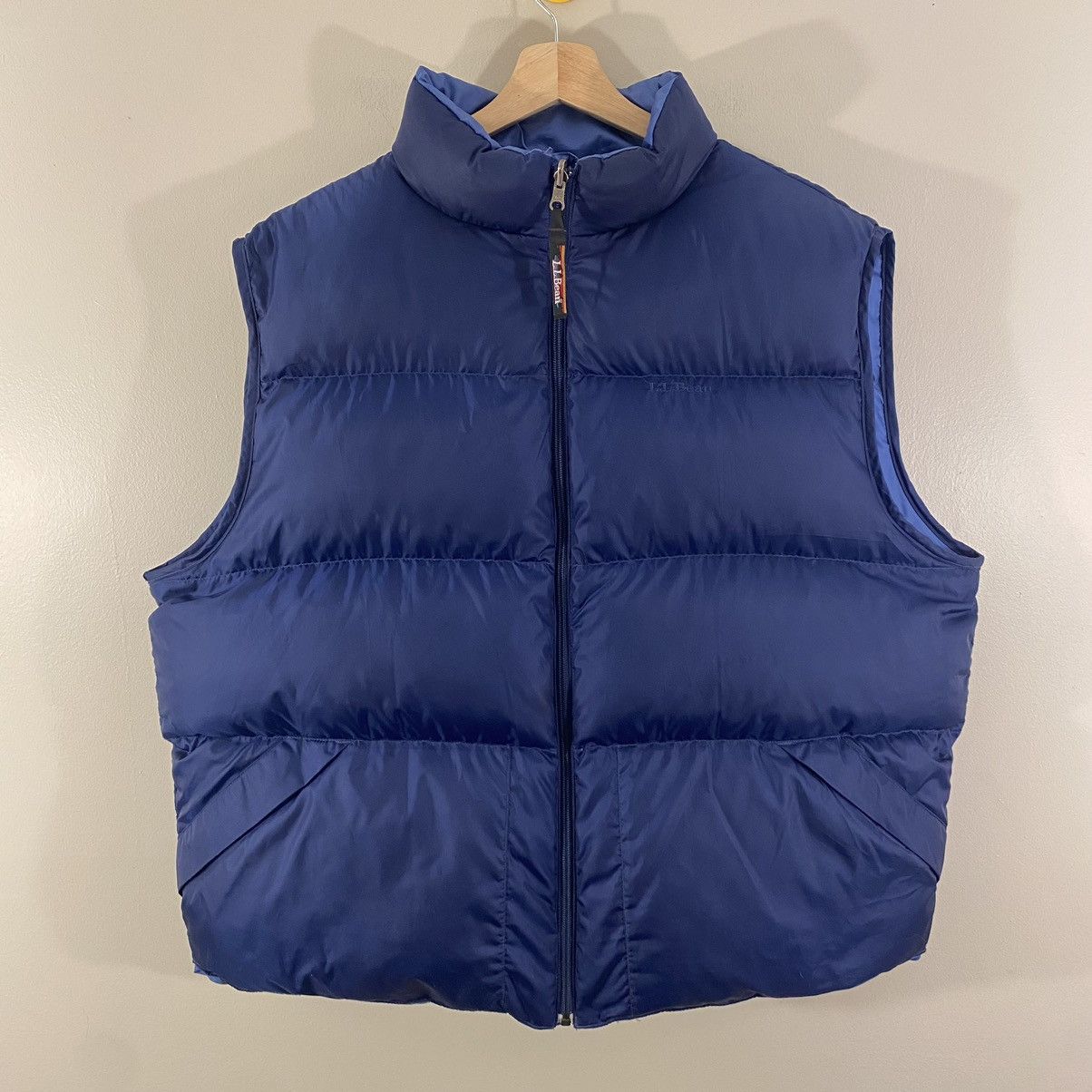 L.L. Bean × Vintage Vintage LL Bean Puffer Goose Down Vest Jacket 