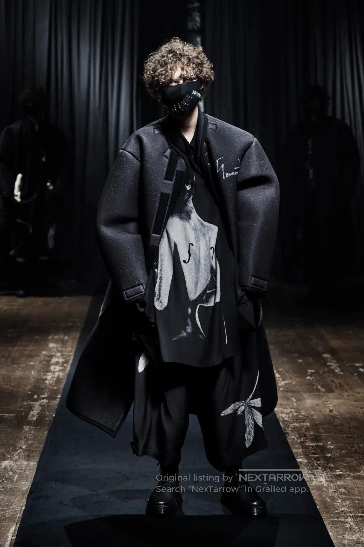 Yohji Yamamoto yohji yamamoto space cotton coat. Size US S / EU 44-46 / 1 - 3 Thumbnail
