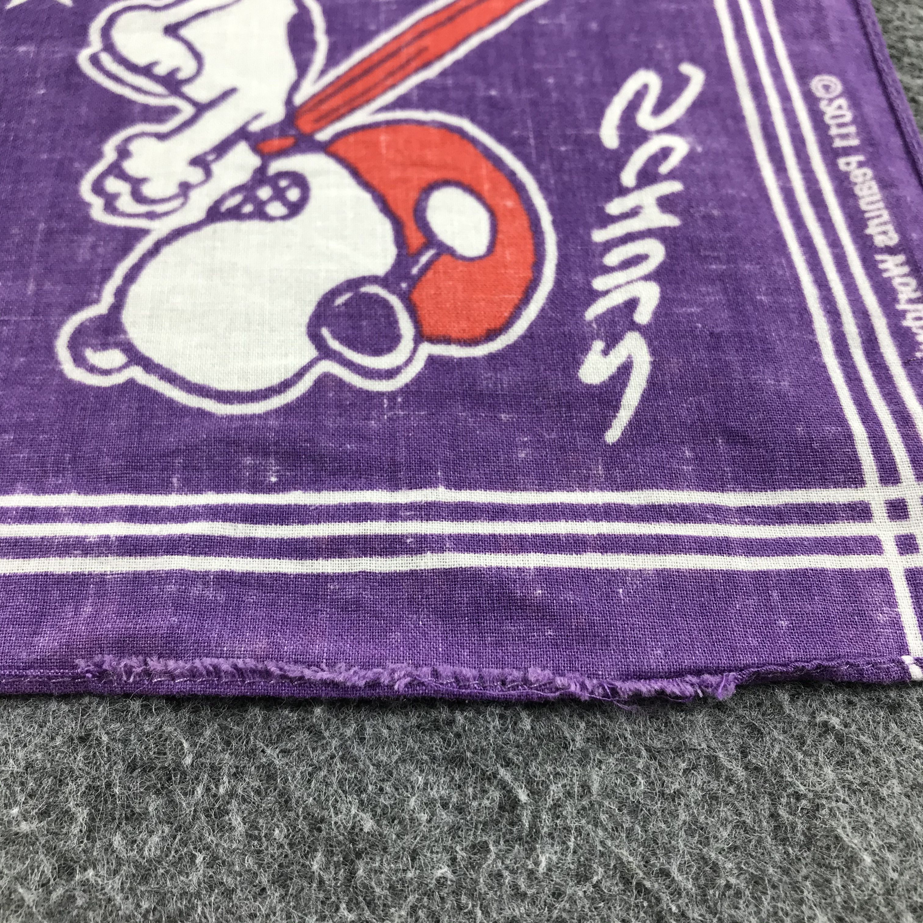Peanuts Snoopy Ski Handkerchief Neckerchief Bandana X07 Size ONE SIZE - 6 Thumbnail
