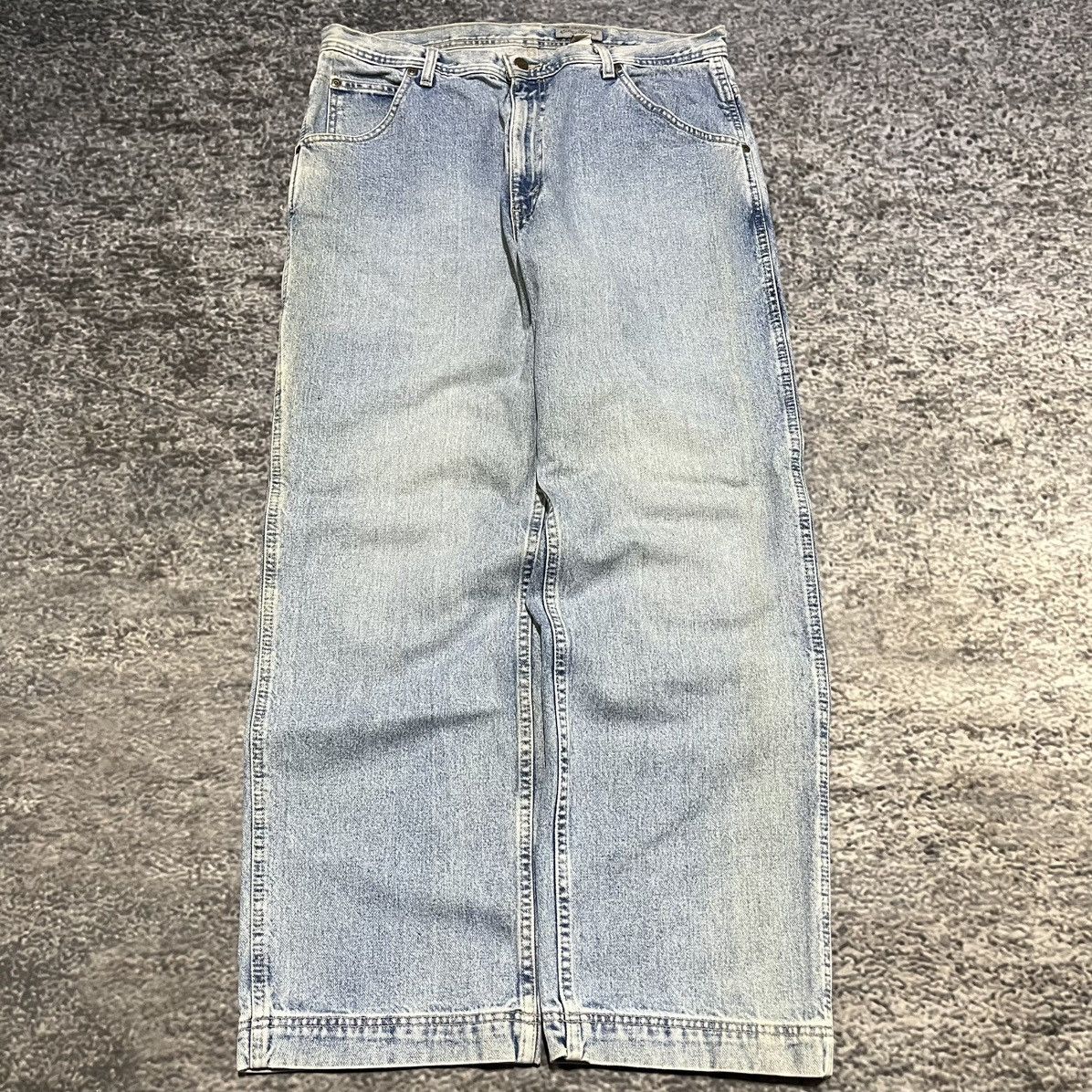 Eddie Bauer Vintage Eddie Bauer Carpenter Jeans Baggy Wide Leg Y2K 36x32 Size US 36 / EU 52 - 2 Thumbnail