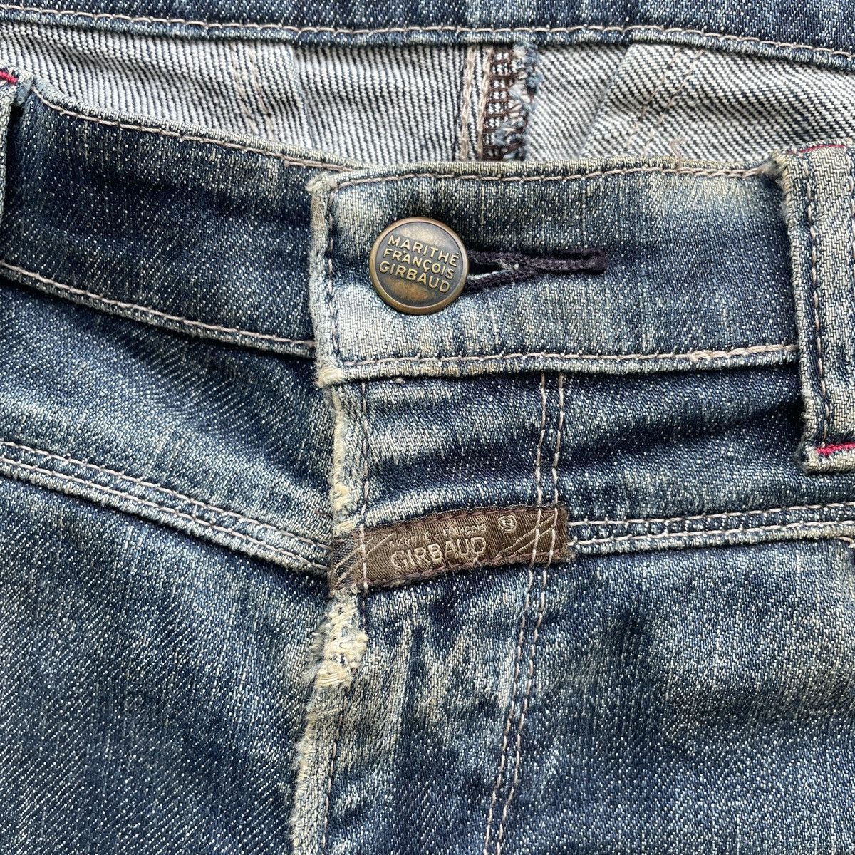 Marithe + Francois Girbaud Vintage Marithe Francois Girbaud FLARE Faded Jeans Pants Size US 35 - 6 Thumbnail