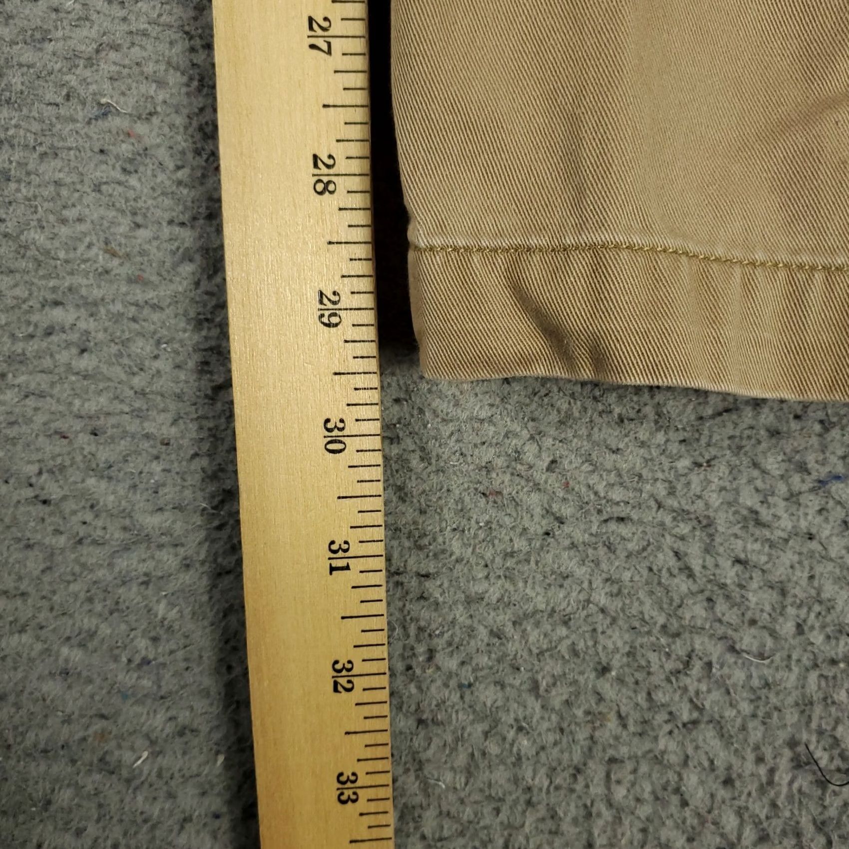 Ralph Lauren Ralph Lauren Pants Mens 42x30 Beige Flat Front Chino Trousers Regular Fit Front Pocket Straight Leg Casual Dress Pants Mens Beige Ralph Lauren Pants Size US 42 / EU 58 - 5 Thumbnail