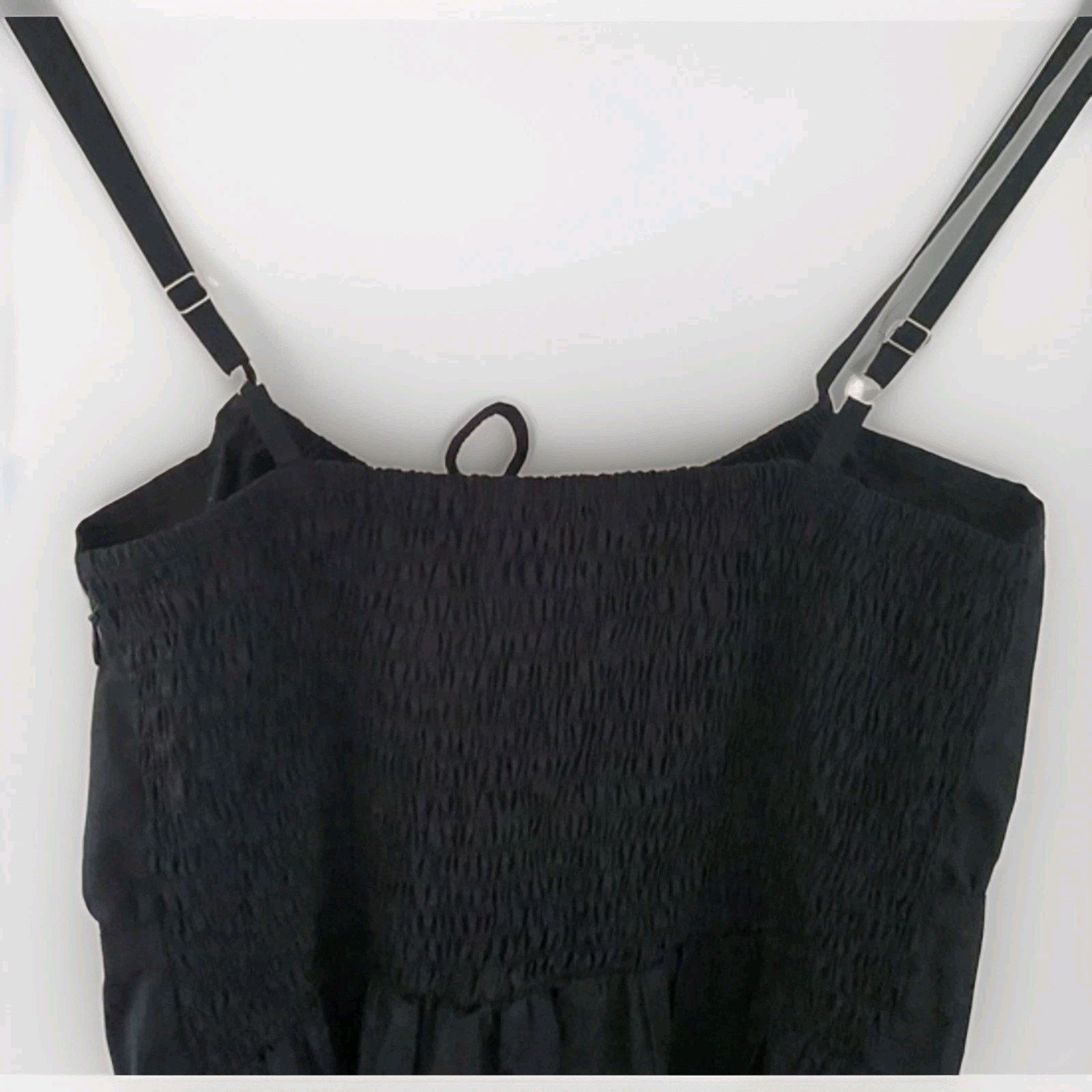 FAITHFULL Faithfull the Brand Faithful Alexia Black Midi DRESS size 4 Size S / US 4 / IT 40 - 8 Thumbnail