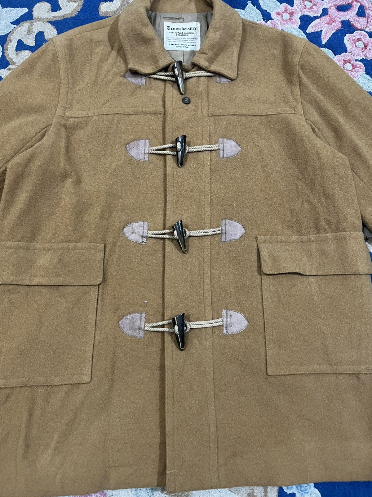 For Those Who Sin Vintage Troischevaux Tan Suede Duffle Cost Size M / US 6-8 / IT 42-44 - 8 Thumbnail