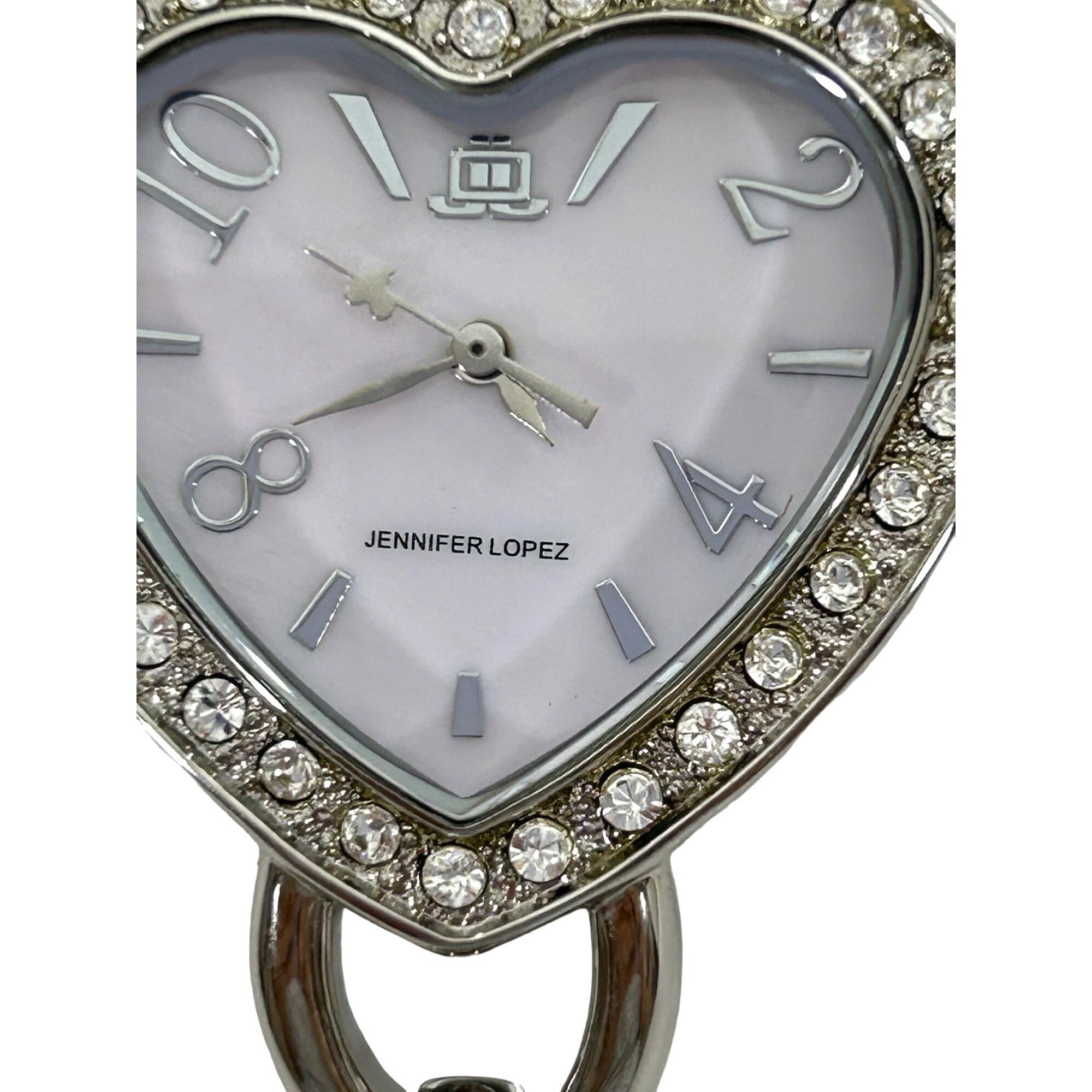 Fossil × Jennifer Lopez Jennifer Lopez Heart Wristwatch Vtg Lock Key Charms White Mo Size ONE SIZE - 1 Thumbnail