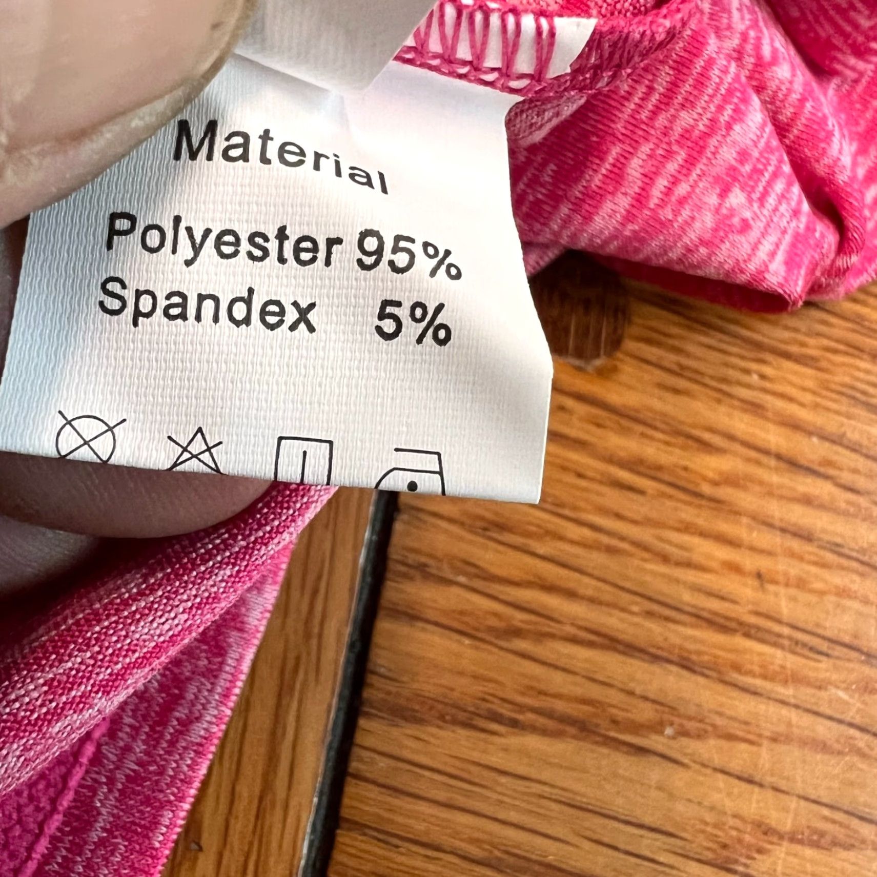 Pinko Aeuui Sports Tank Top Womens XL Pink Heather Poly Spandex Size XL / US 12-14 / IT 48-50 - 7 Thumbnail