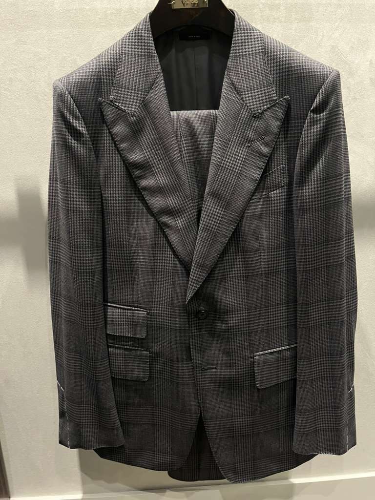 Tom Ford oc11z1225 Suit in Combo Grey Size US L / EU 52-54 / 3 - 1 Thumbnail