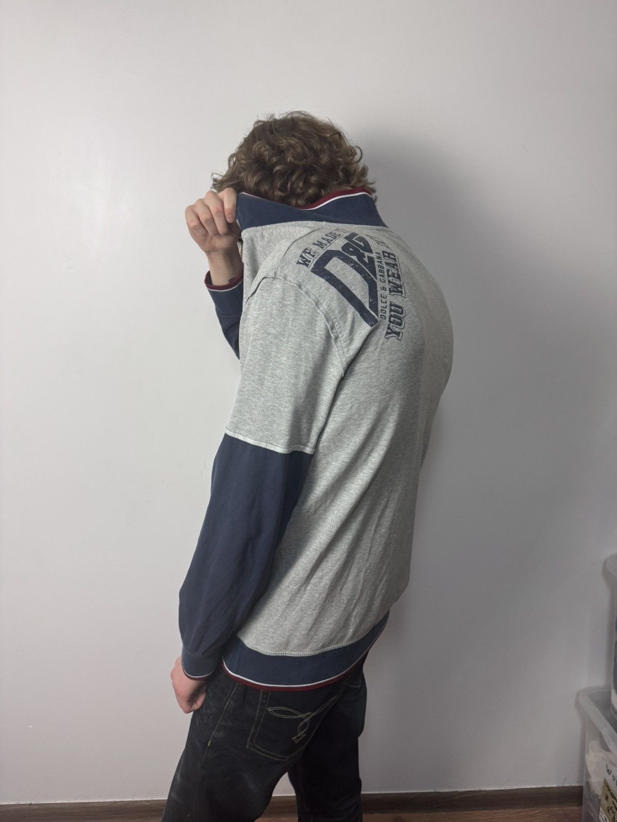 Dolce & Gabbana Dolce Gabbana “We Made It” Archive Half Zip Pullover D&G Size US M / EU 48-50 / 2 - 16 Thumbnail