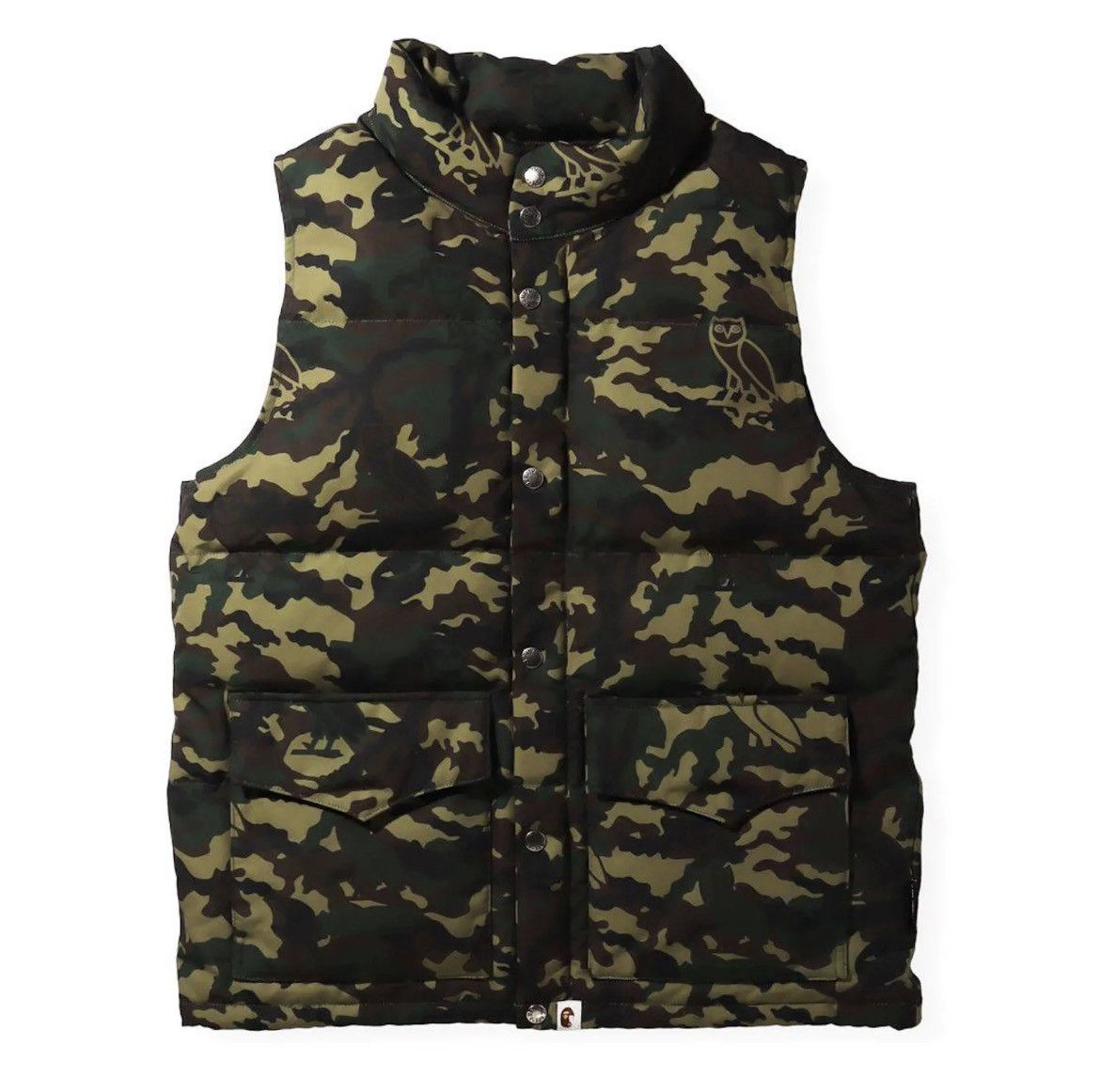 Bape × October's Very Own Bape x OVO Green Woodland Camo Vest Size US L / EU 52-54 / 3 - 2 Thumbnail
