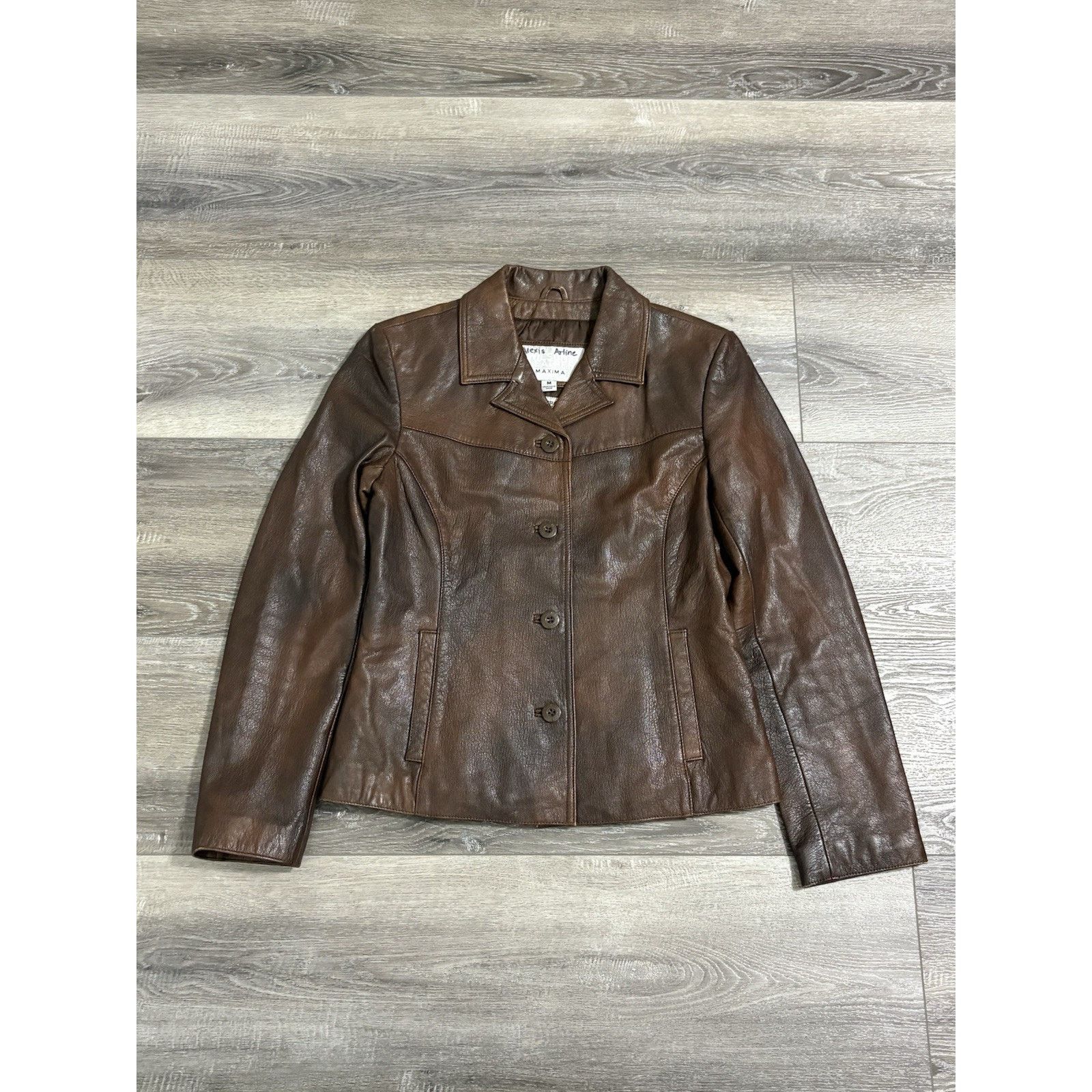 Wilsons Leather Wilsons Leather Maxima Brown Washed Jacket - Women’s Medium Size M / US 6-8 / IT 42-44 - 1 Thumbnail