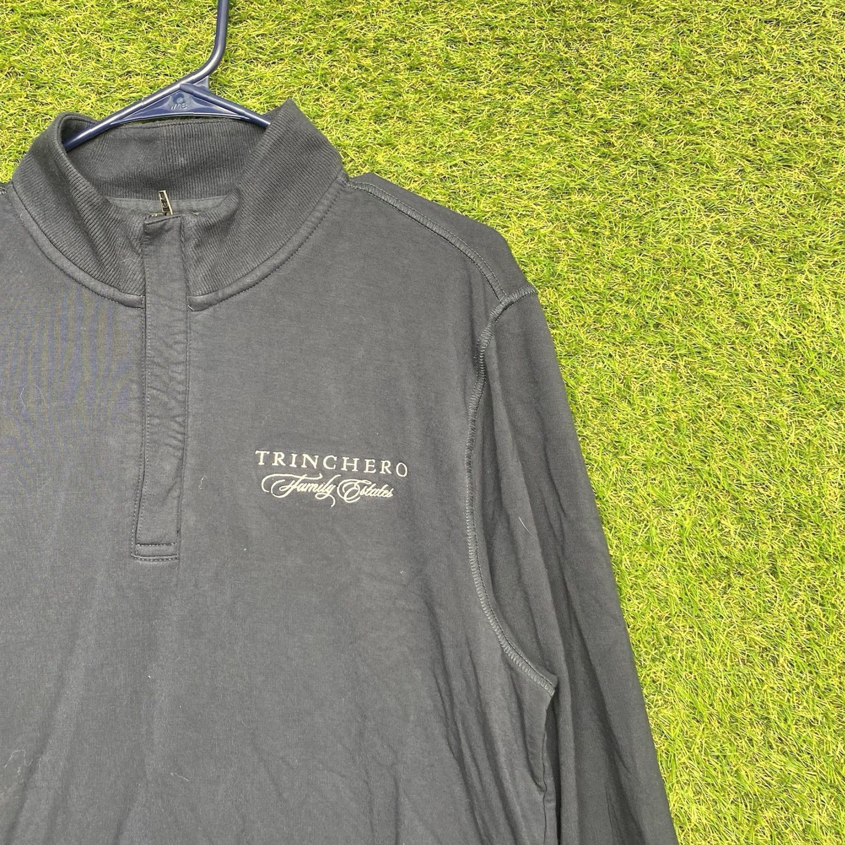 TravisMathew Travis Mathew Sweatshirt Mens Medium Blue Long Sleeve 1/4 Zip Quarter Golfing Size US M / EU 48-50 / 2 - 6 Thumbnail