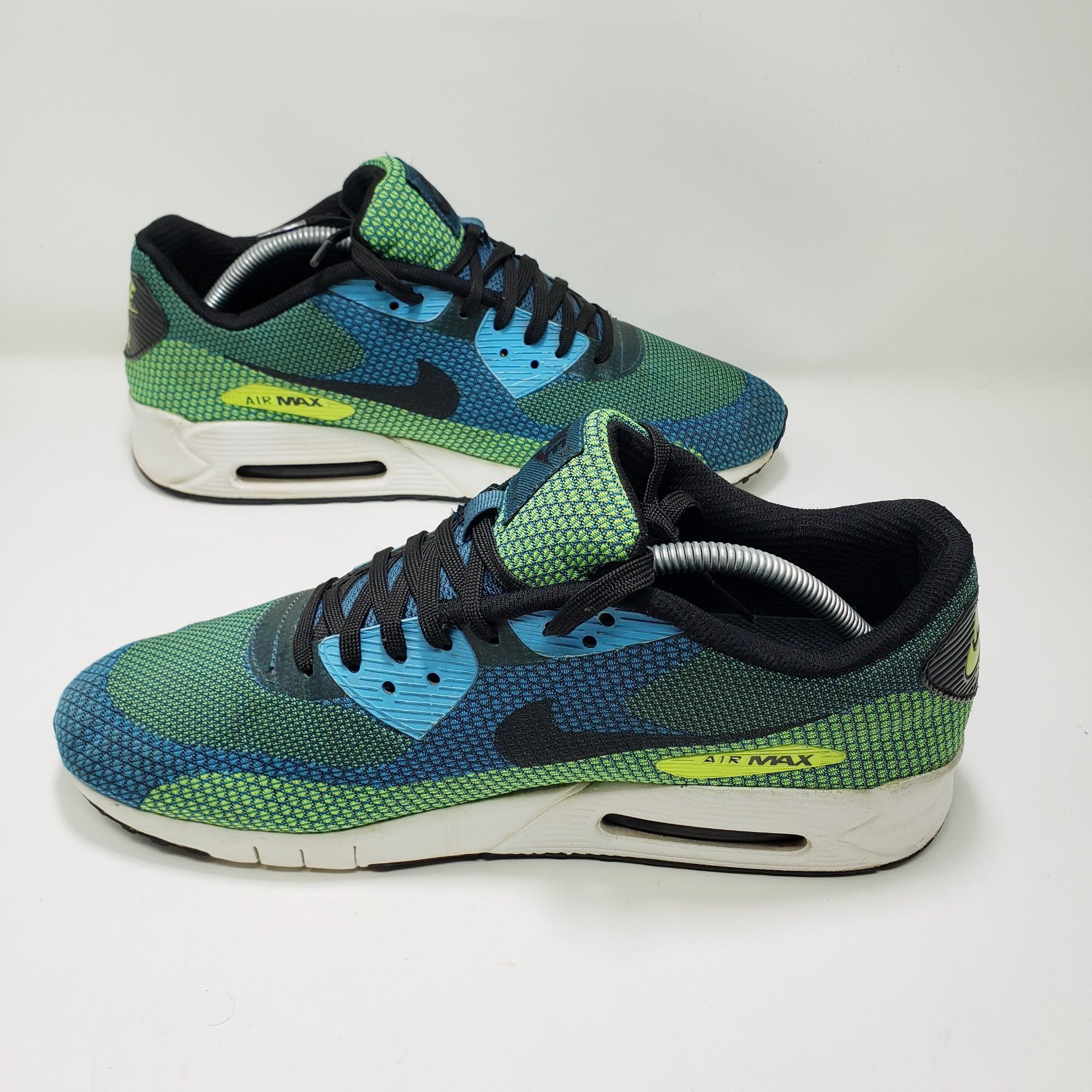 Nike Nike Air Max 2013 Sneakers Blue/Green Mesh Low-Top Athletic Size US 10.5 / EU 43-44 - 7 Thumbnail