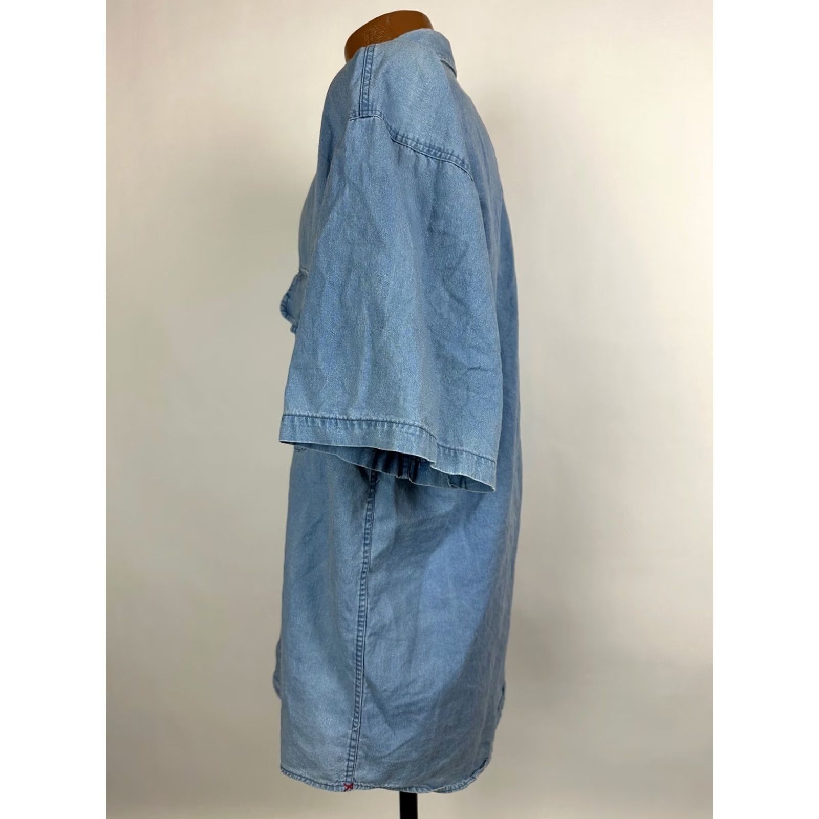 Cutter & Buck VINTAGE 90s Cutter & Buck Shirt Men Large Button Up Faded Blue Casual Outdoors Size US L / EU 52-54 / 3 - 7 Thumbnail