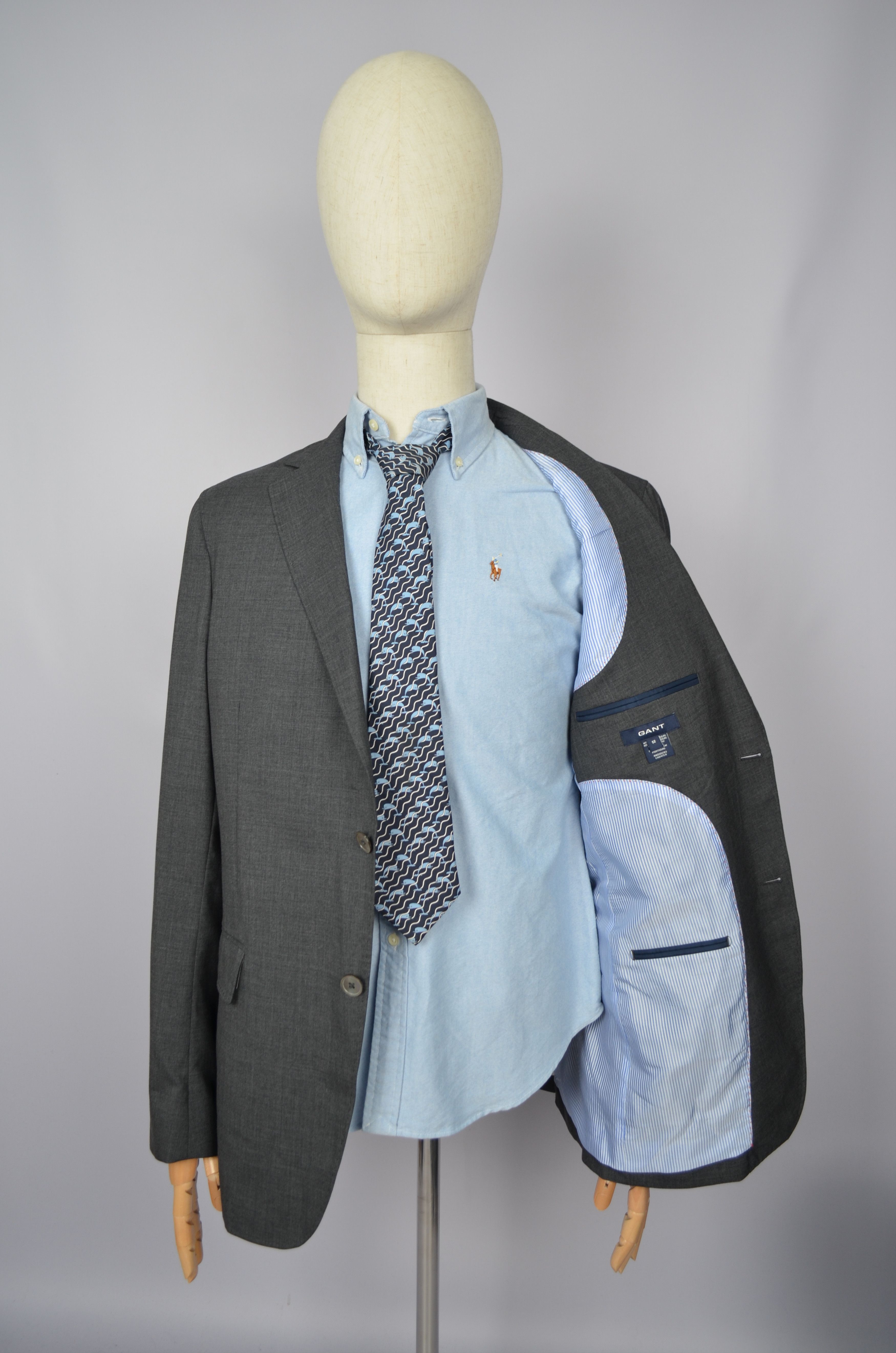 Designer × Gant GANT Wool Classic Blazer Jacket Suede Elbows Size US42 Size 42R - 10 Thumbnail