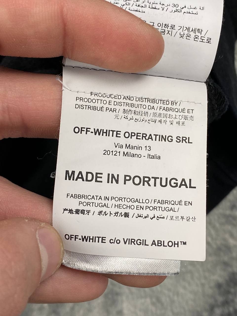 Off-White Off-White Caravaggio Arrow Big Logo T-Shirt Men Size M Black Size US M / EU 48-50 / 2 - 13 Thumbnail