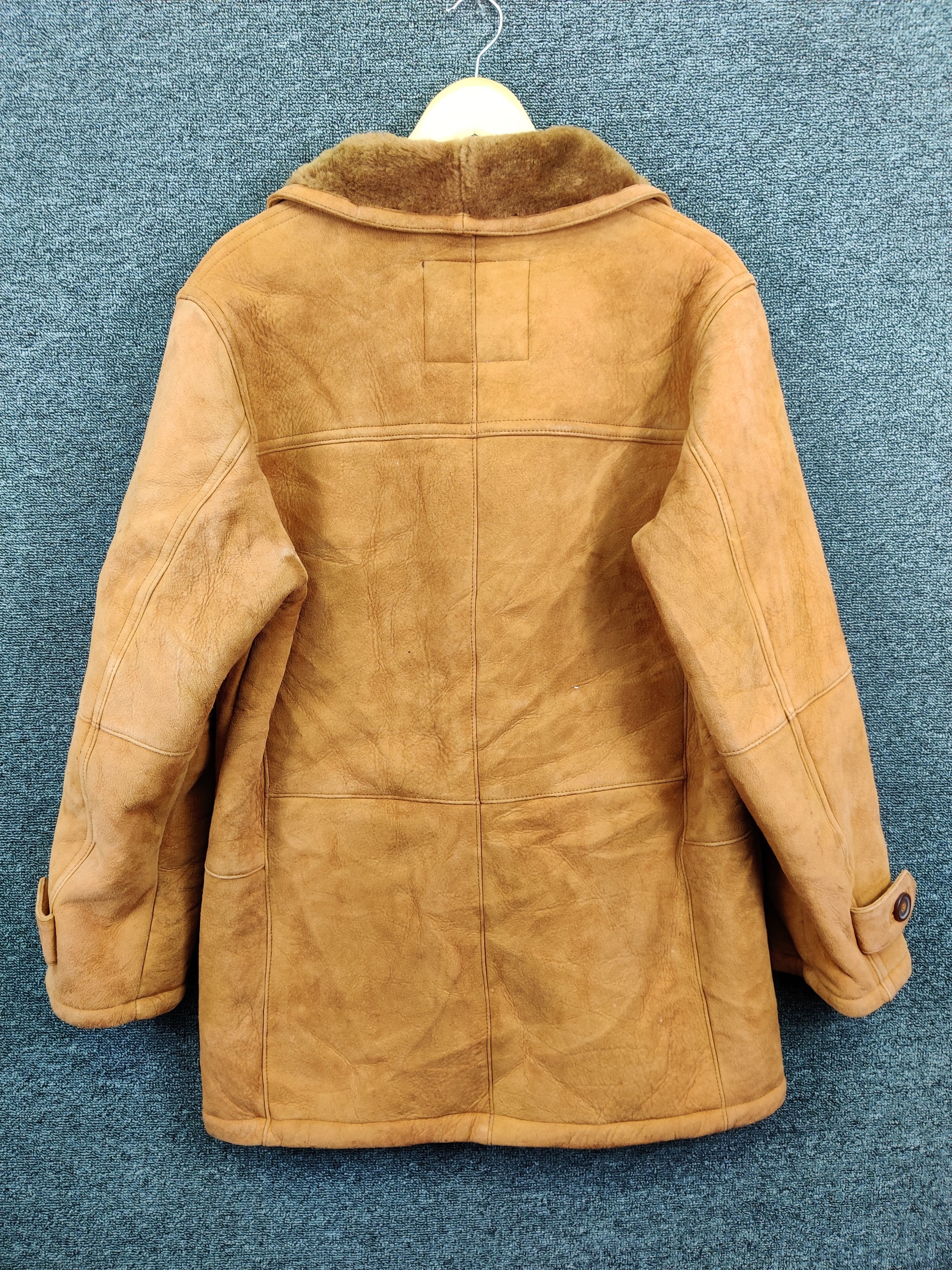 Leather Vintage Georgia Sheepskin Coat Leather Jacket Size US L / EU 52-54 / 3 - 6 Thumbnail