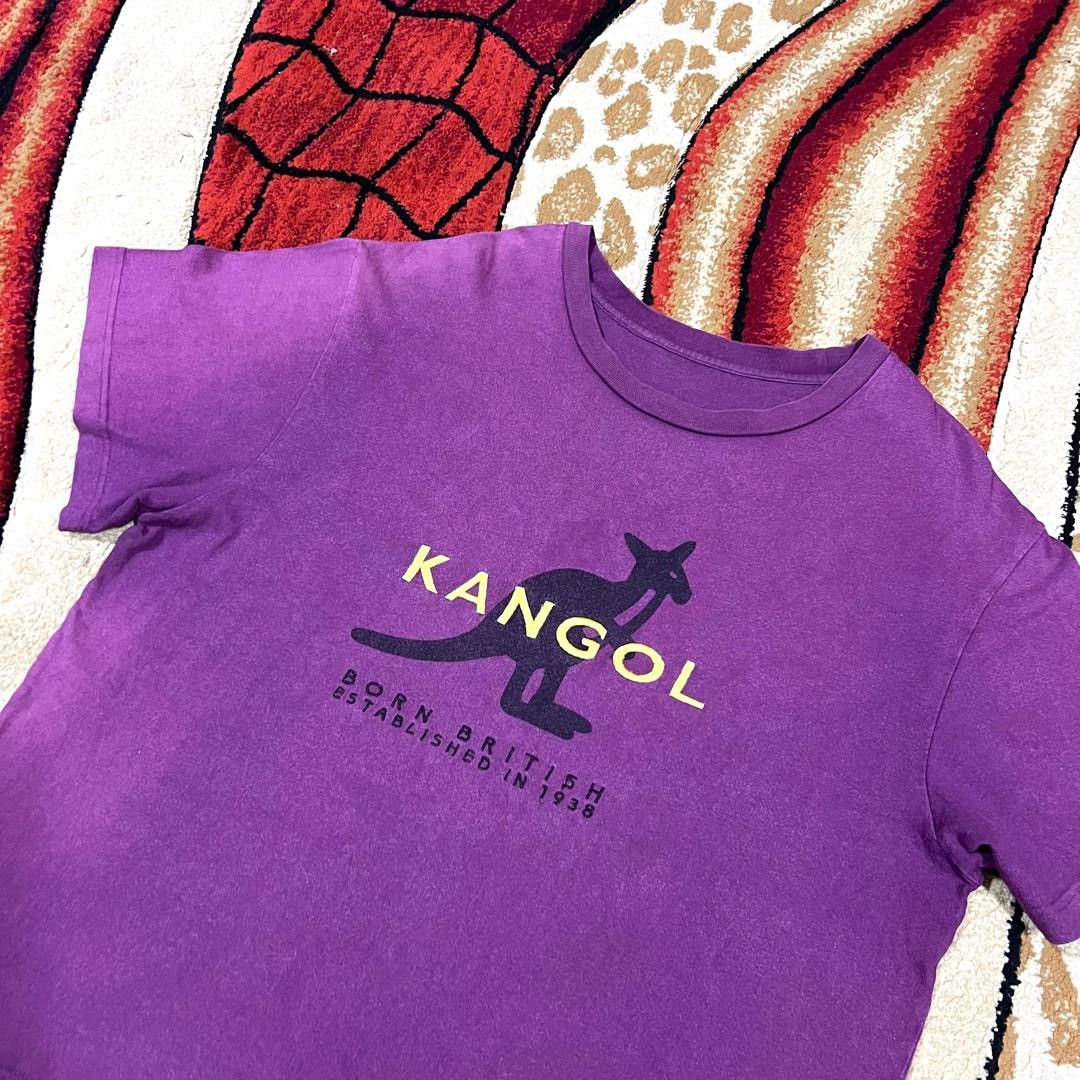 Kangol Thrashed Faded Kangol Embroidered Logo T Shirt Size US XL / EU 56 / 4 - 2 Thumbnail