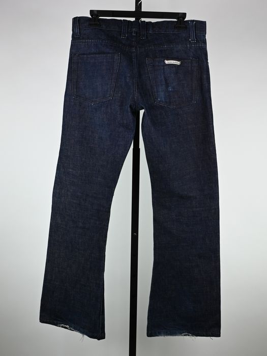 Chrome Hearts Chrome Hearts Denim Maltese Cross Patch Bootcut Jeans