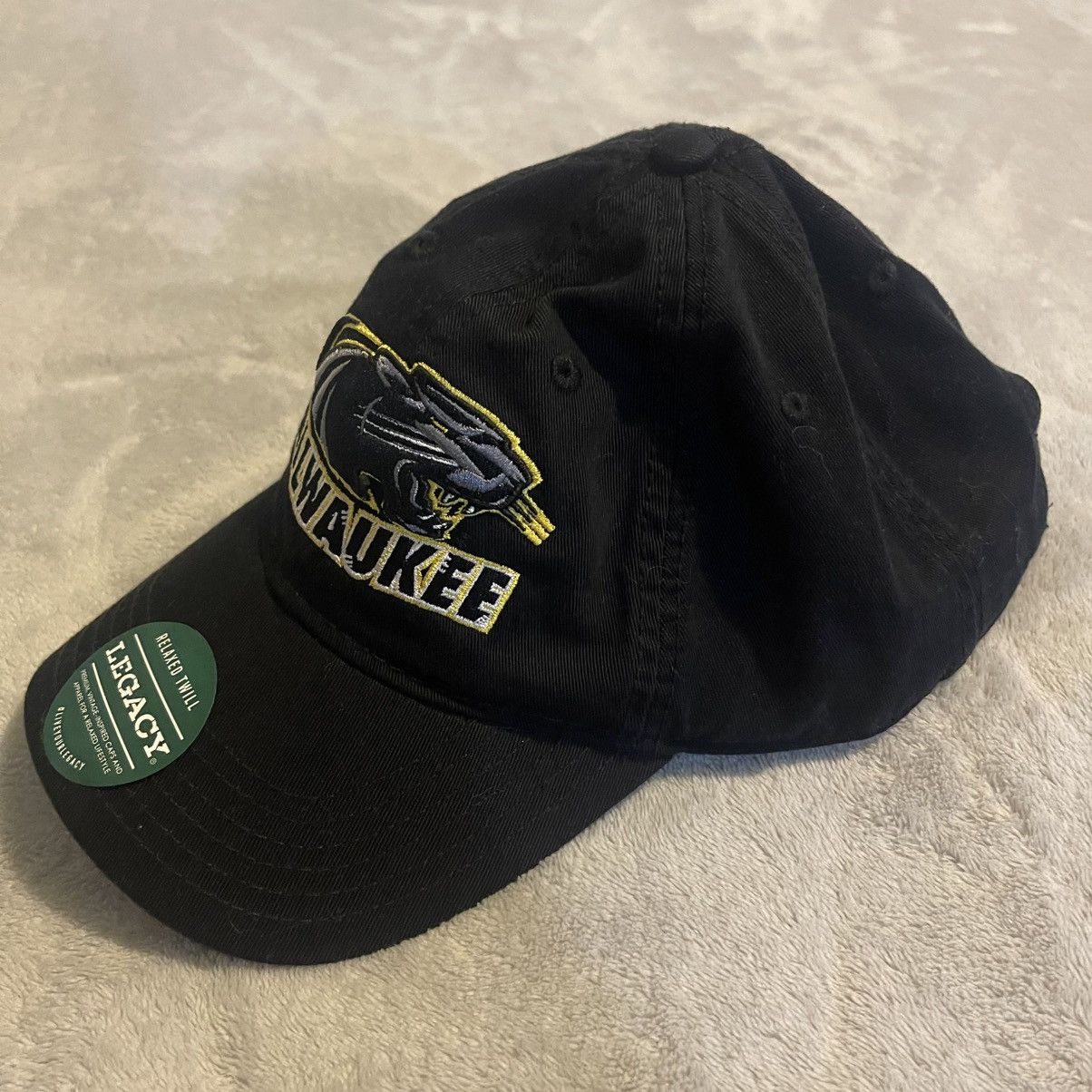 Other Wisconsin Milwaukee Panthers Hat Men One Size Black Cap Size ONE SIZE - 2 Thumbnail