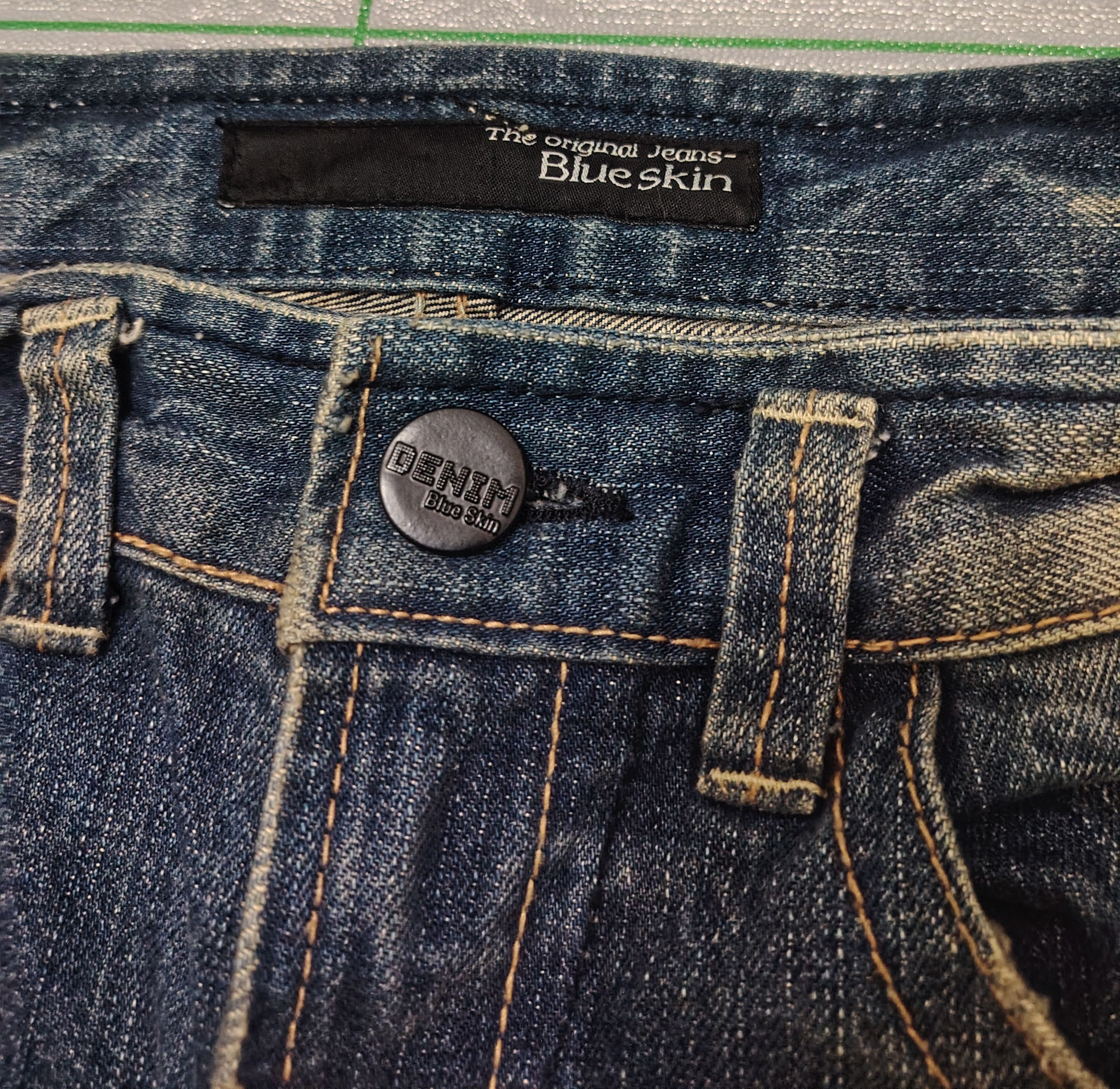 If Six Was Nine Distressed Thrashed The Blue Skin Studded Jeans Size US 30 / EU 46 - 6 Thumbnail