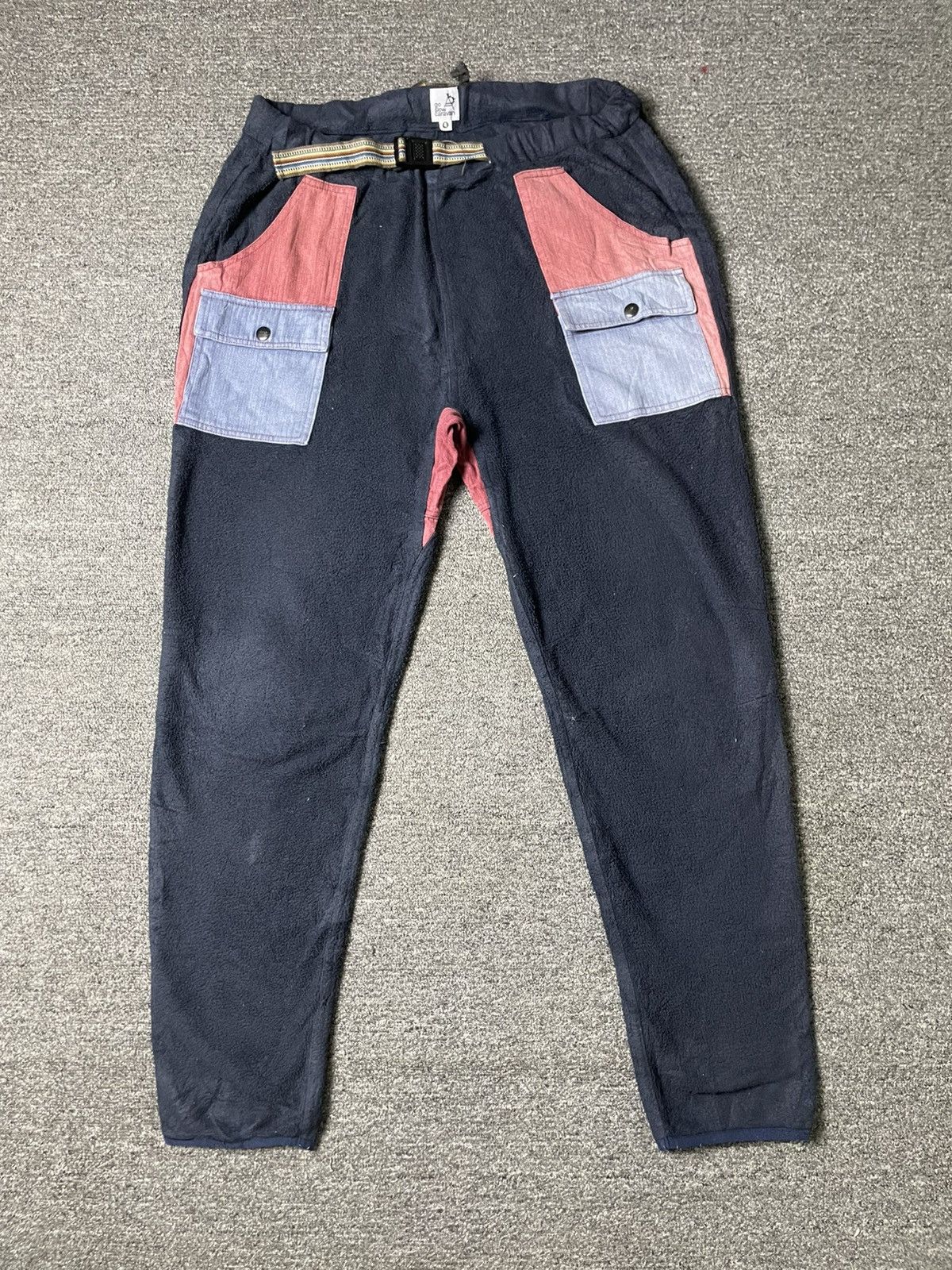 Japanese Brand × Vintage × go slow caravan GO SLOW CARAVAN Brand Fleece Pants (134) Size US 30 / EU 46 - 1 Thumbnail