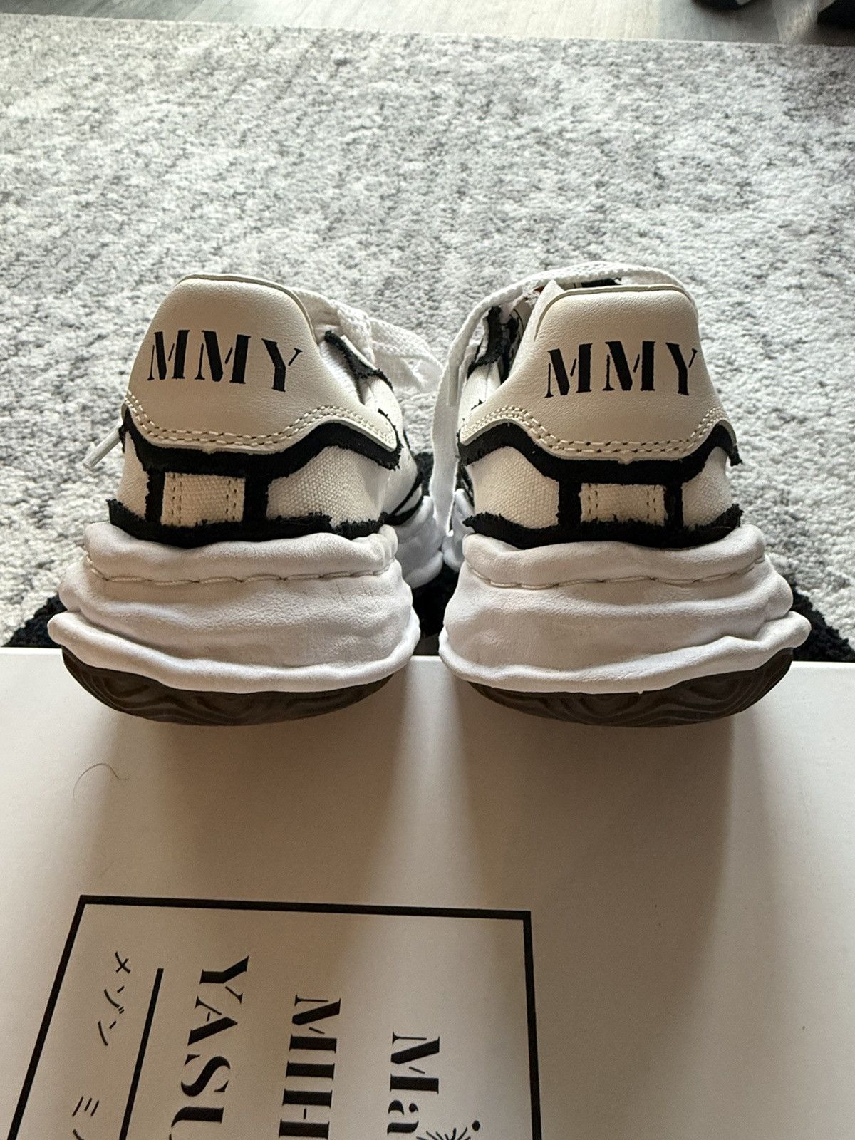 Maison MIHARA YASUHIRO Maison MIHARA YASUHIRO Blakey Low OG Overhanging Sneakers Size US 8 / EU 41 - 5 Thumbnail