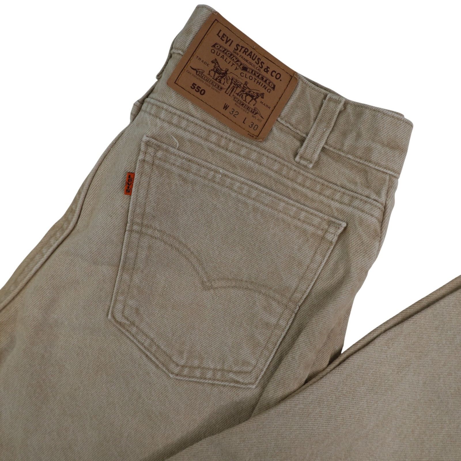 Levi's × Vintage Vintage Levi's 550 Orange Tab Denim Jeans Size US 32 / EU 48 - 13 Thumbnail