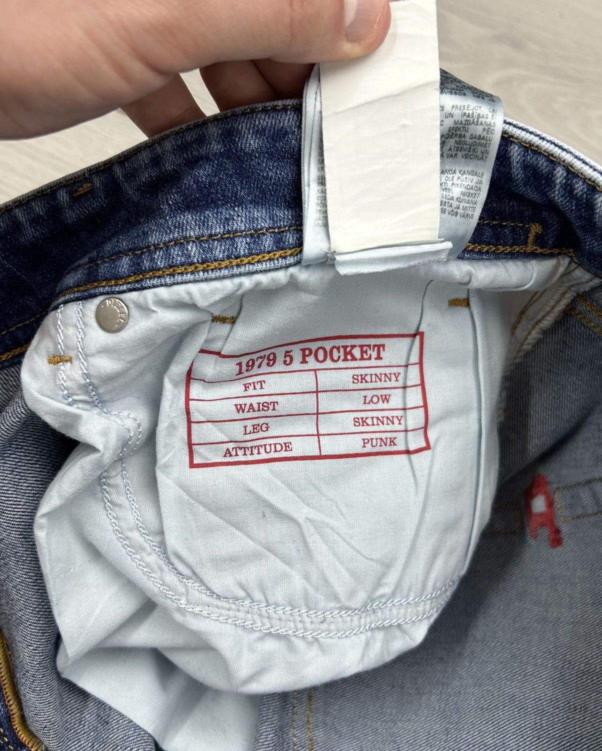 Diesel × Vintage Diesel Denim Jeans Size 33 Blue Size US 33 - 10 Thumbnail