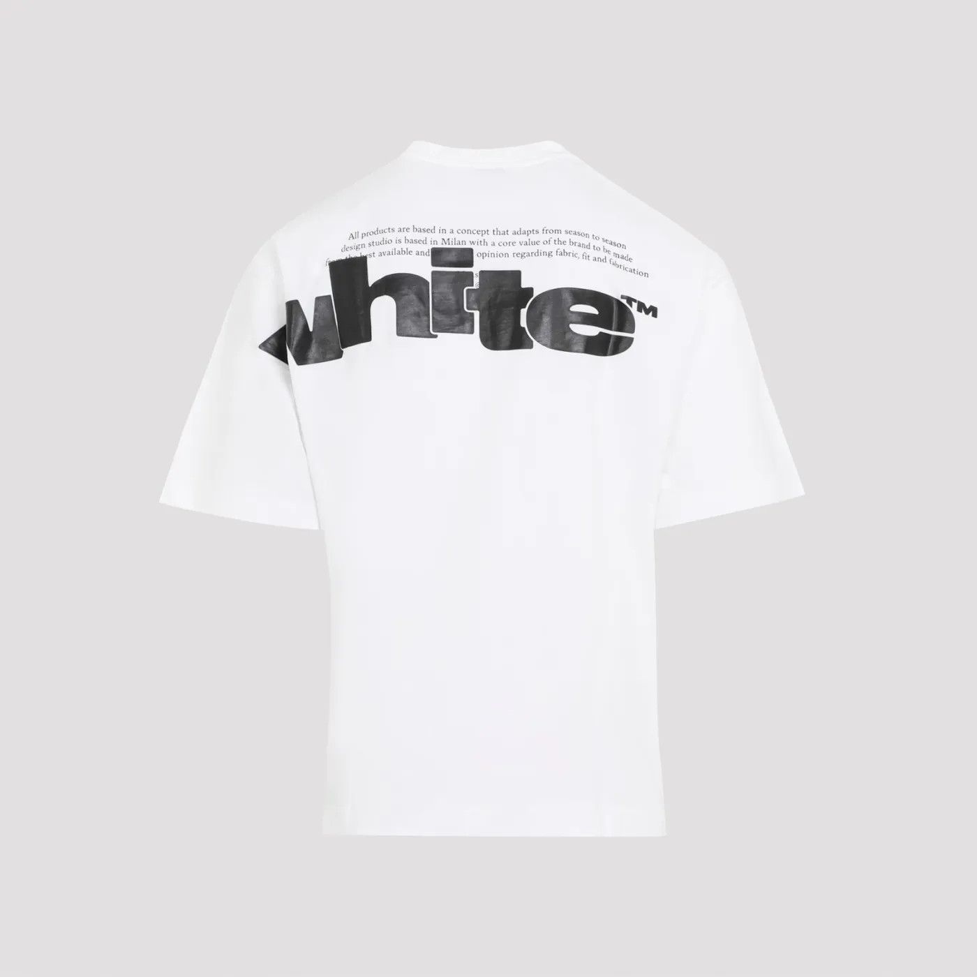 Off-White o1s22i1n1124 Oversized T-Shirt in White Size US L / EU 52-54 / 3 - 3 Thumbnail