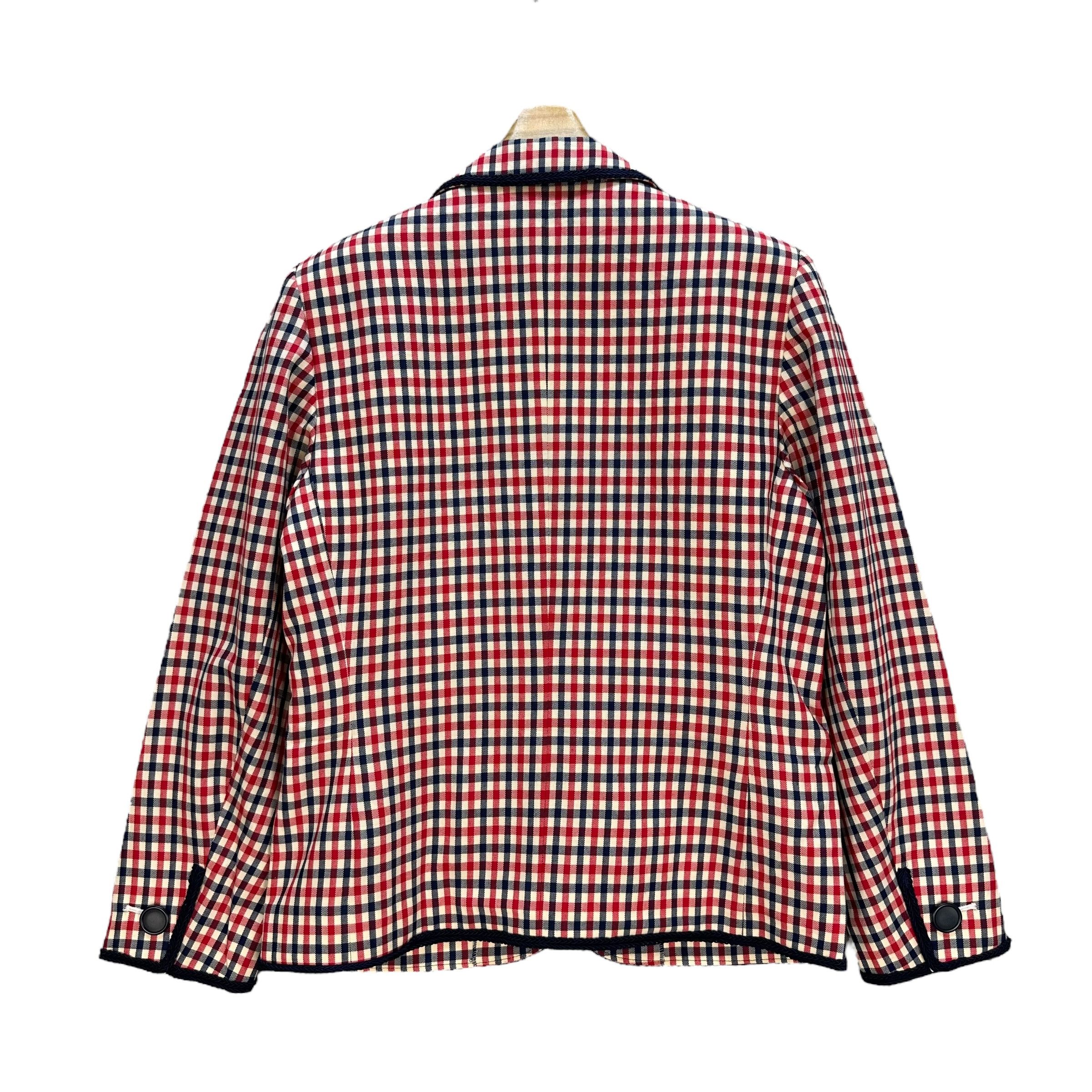 Yves Saint Laurent Yves Saint Laurent Checked Casual Jacket #A6-0168 Size M / US 6-8 / IT 42-44 - 10 Thumbnail