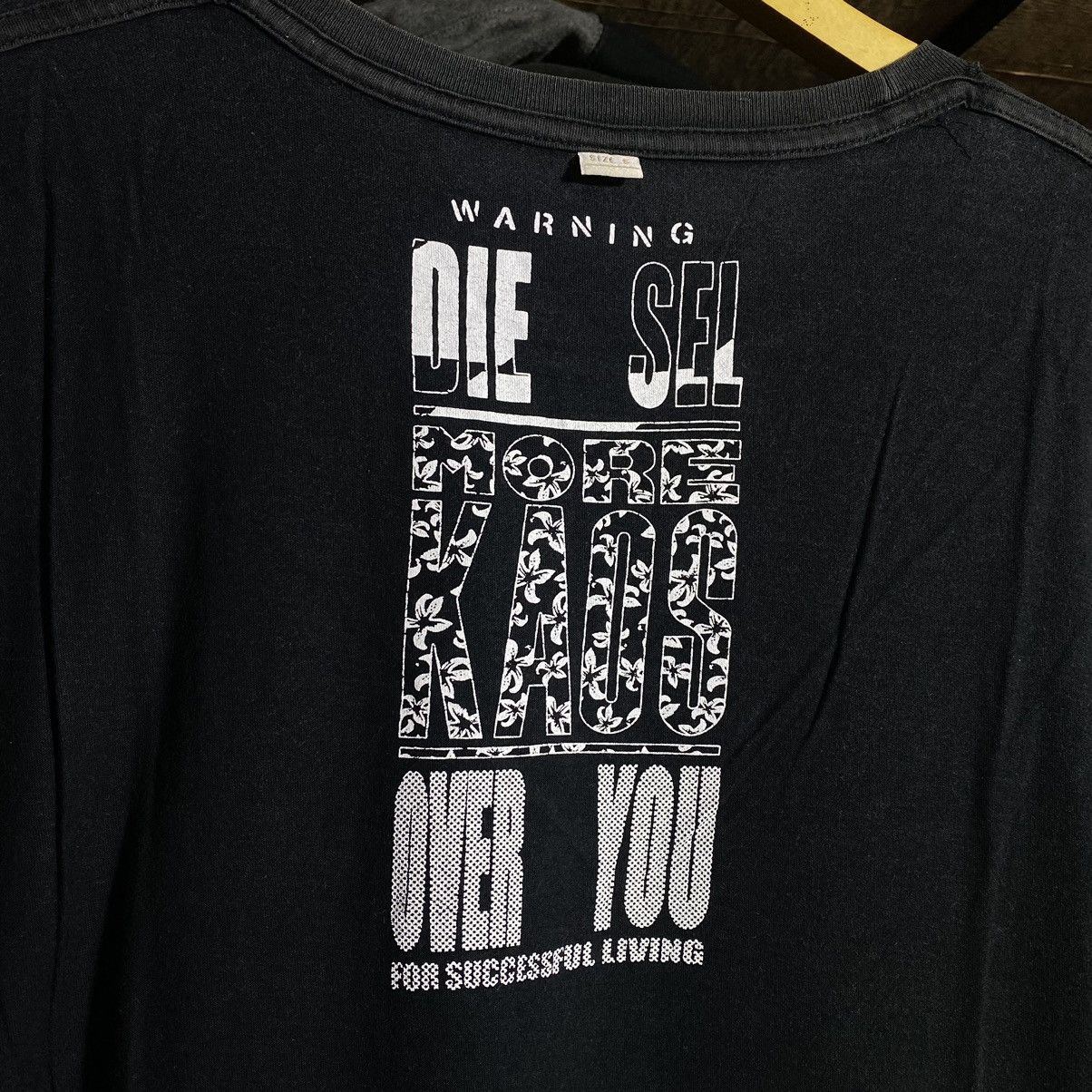 Diesel DIESEL CAUTION PUNK TSHIRT Size US L / EU 52-54 / 3 - 4 Thumbnail