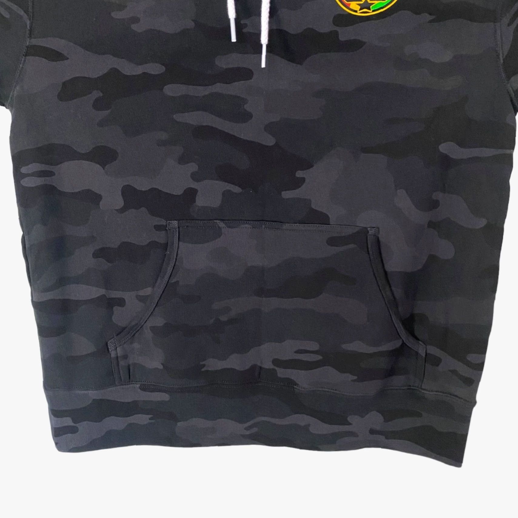 Vintage Independent Trading Company Camo Hoodie Men's Medium Gray Pullover Sweatshirt Size US M / EU 48-50 / 2 - 7 Thumbnail